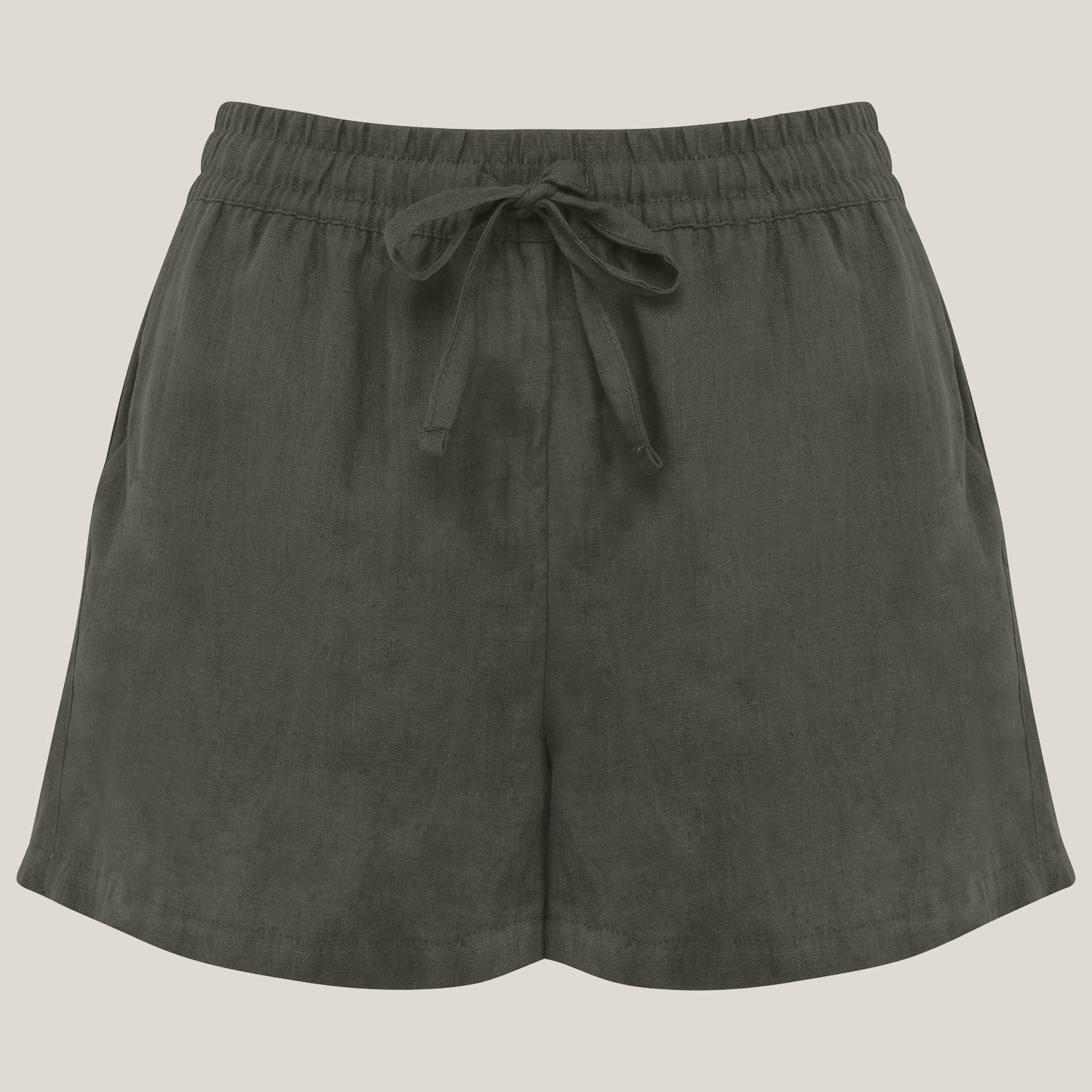 Damen Leinenshorts
