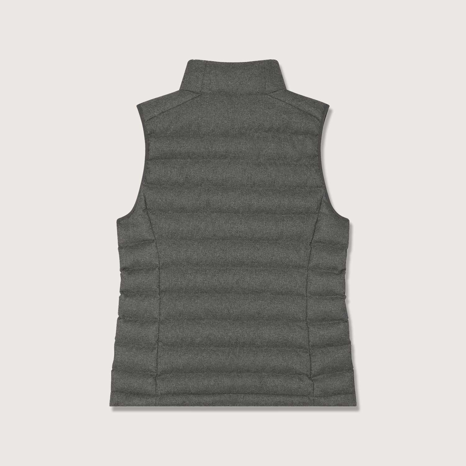 Damen Steppweste im Woll-Look | komplett aus recycelten Materialen gefertigt