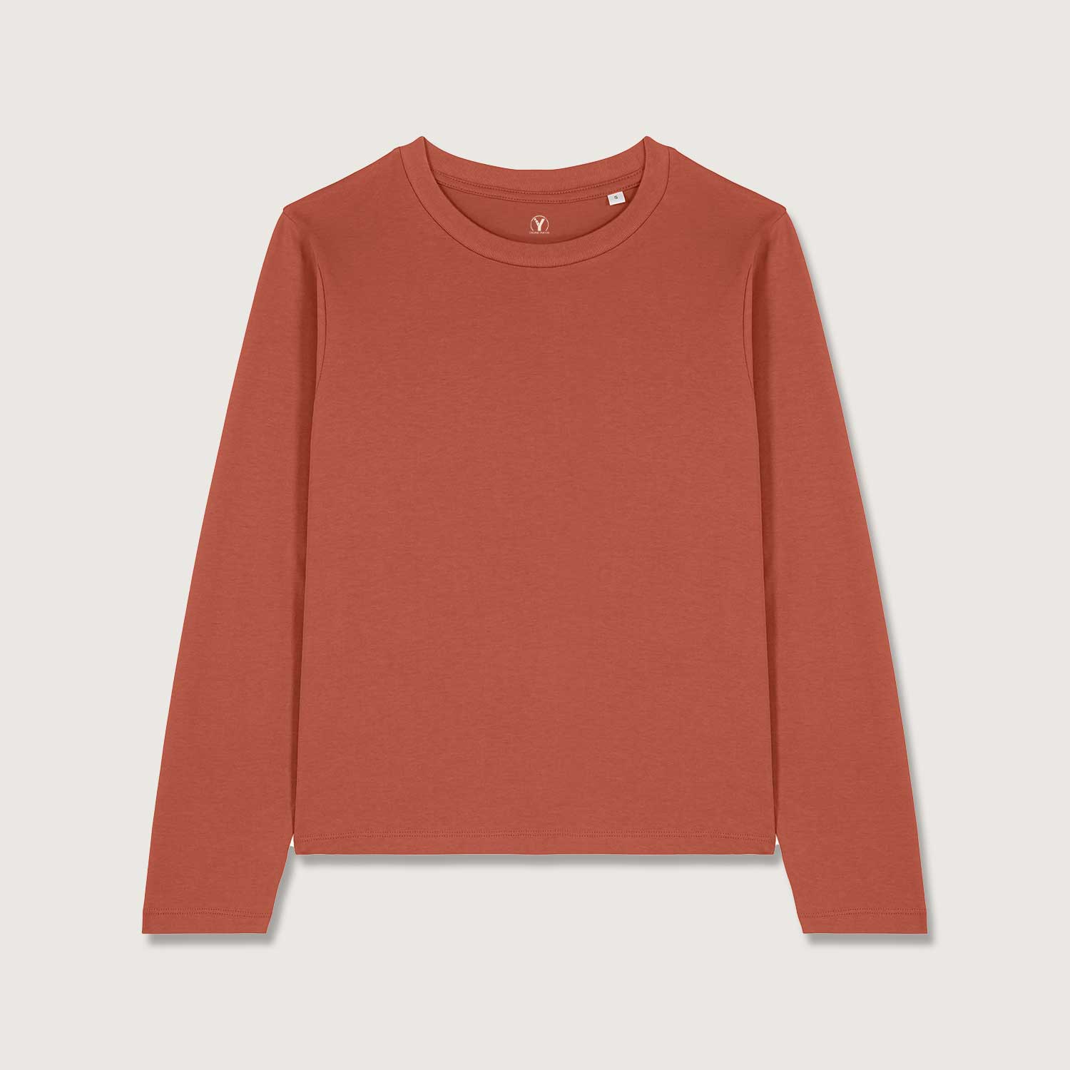 Basic Damen Langarmshirt aus 100% Biobaumwolle