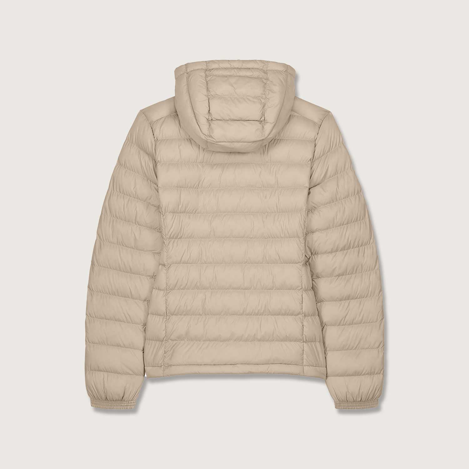 Wattierte Damen-Jacke mit Kaptze– leicht, stylisch & nachhaltig