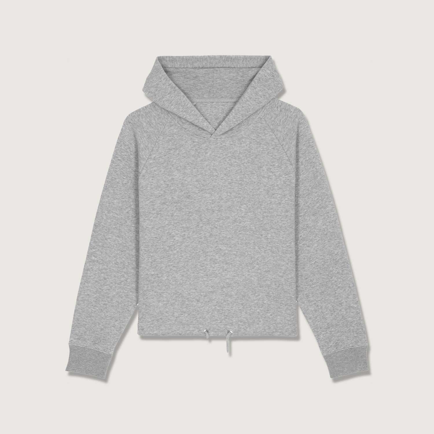 Hoodie Damen, Pullover mit Kapuze, kurz geschnitten, Bio-Hoodie, Bio Baumwolle