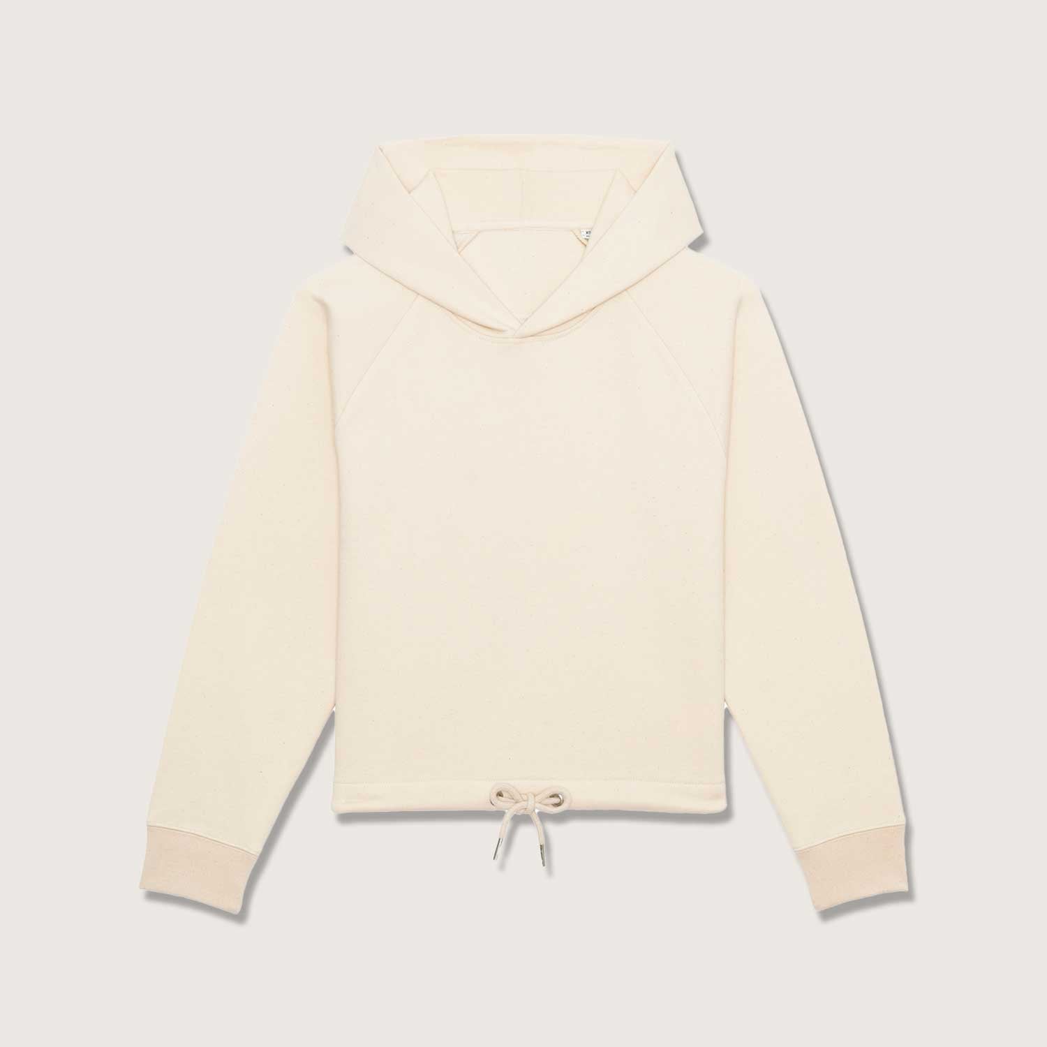 Hoodie Damen, Pullover mit Kapuze, kurz geschnitten, Bio-Hoodie, Bio Baumwolle