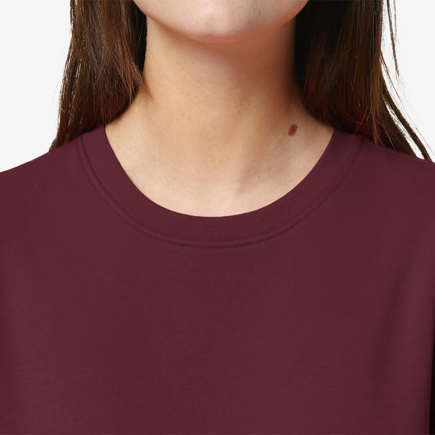 Modernes Unisex Basic-Sweatshirt aus nachhaltiger Baumwolle