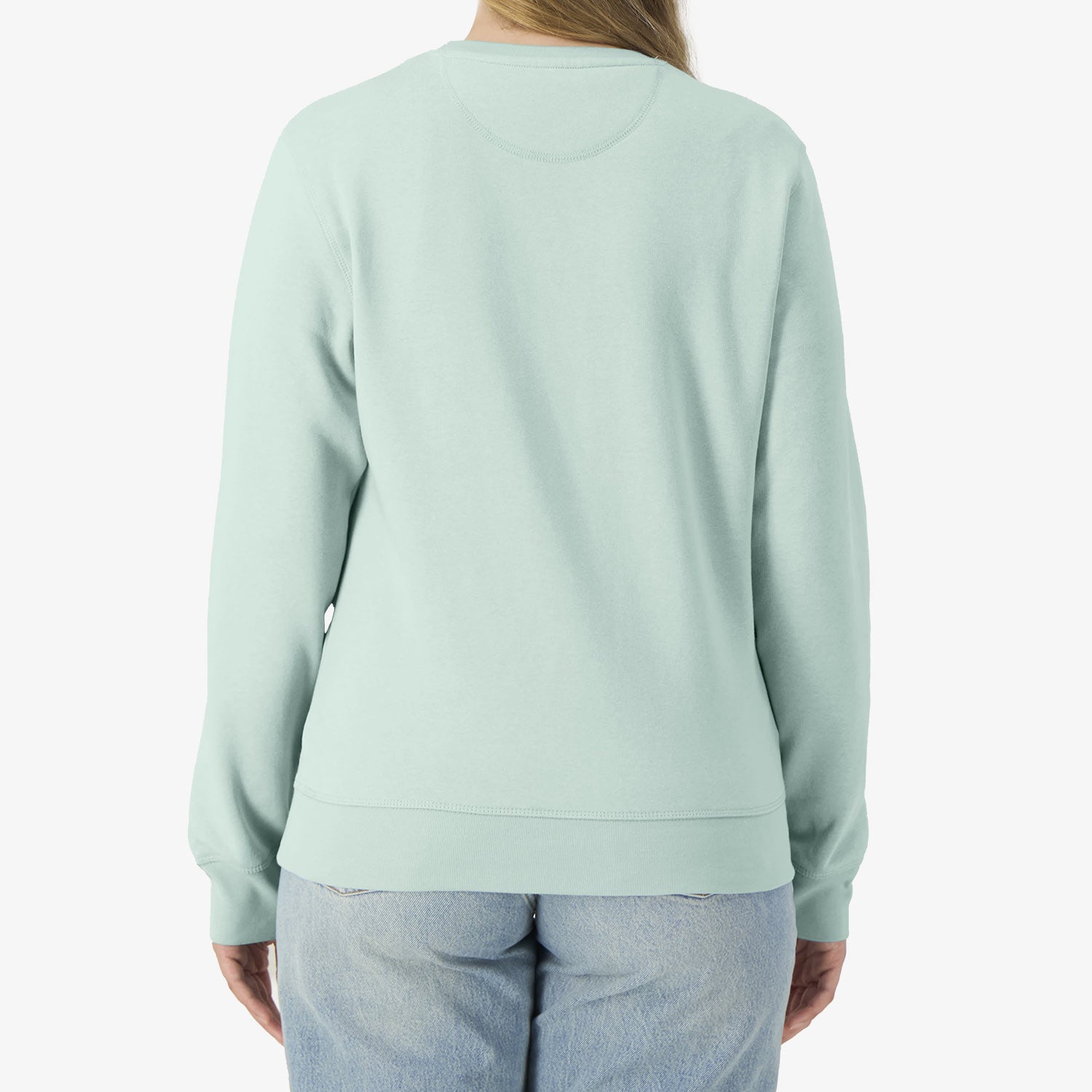 Modernes Unisex Basic-Sweatshirt aus nachhaltiger Baumwolle