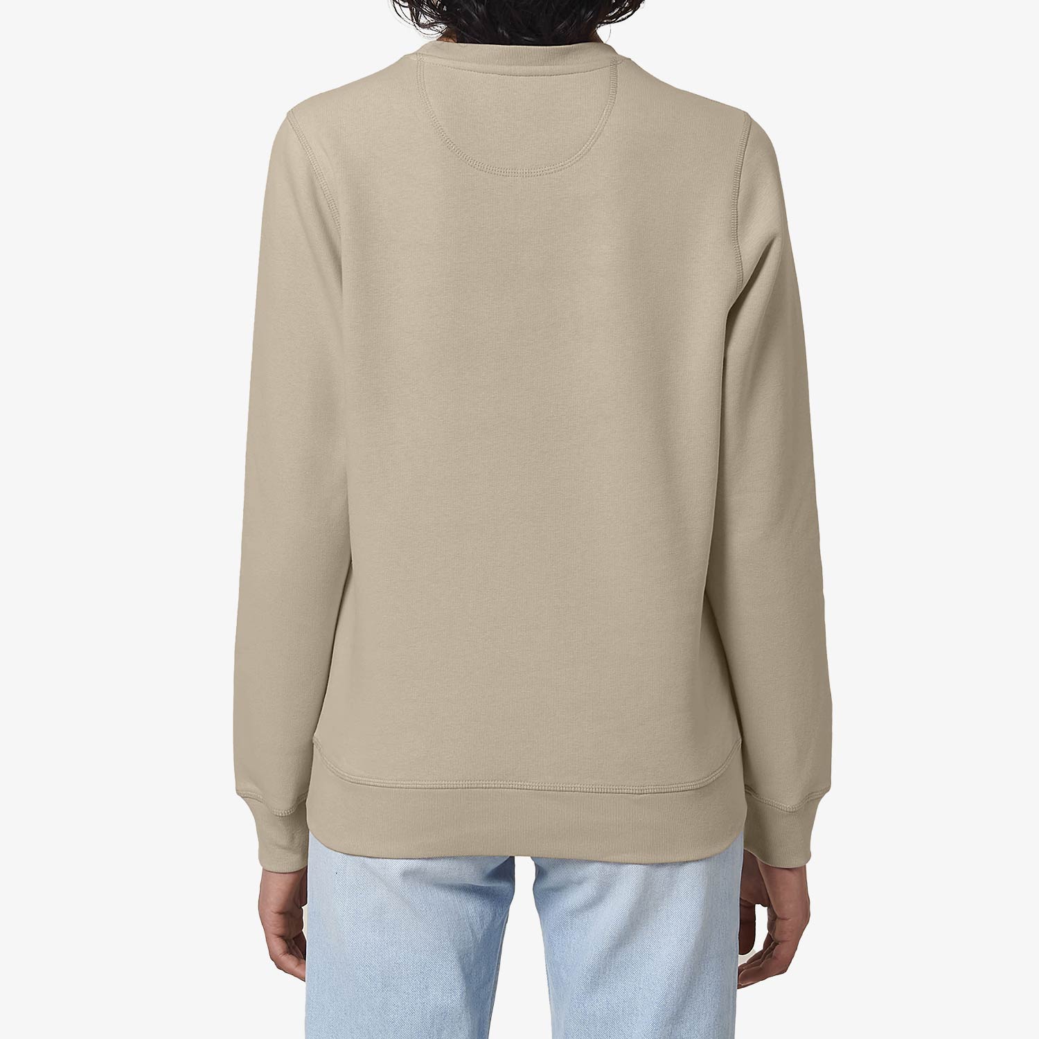 Modernes Unisex Basic-Sweatshirt aus nachhaltiger Baumwolle