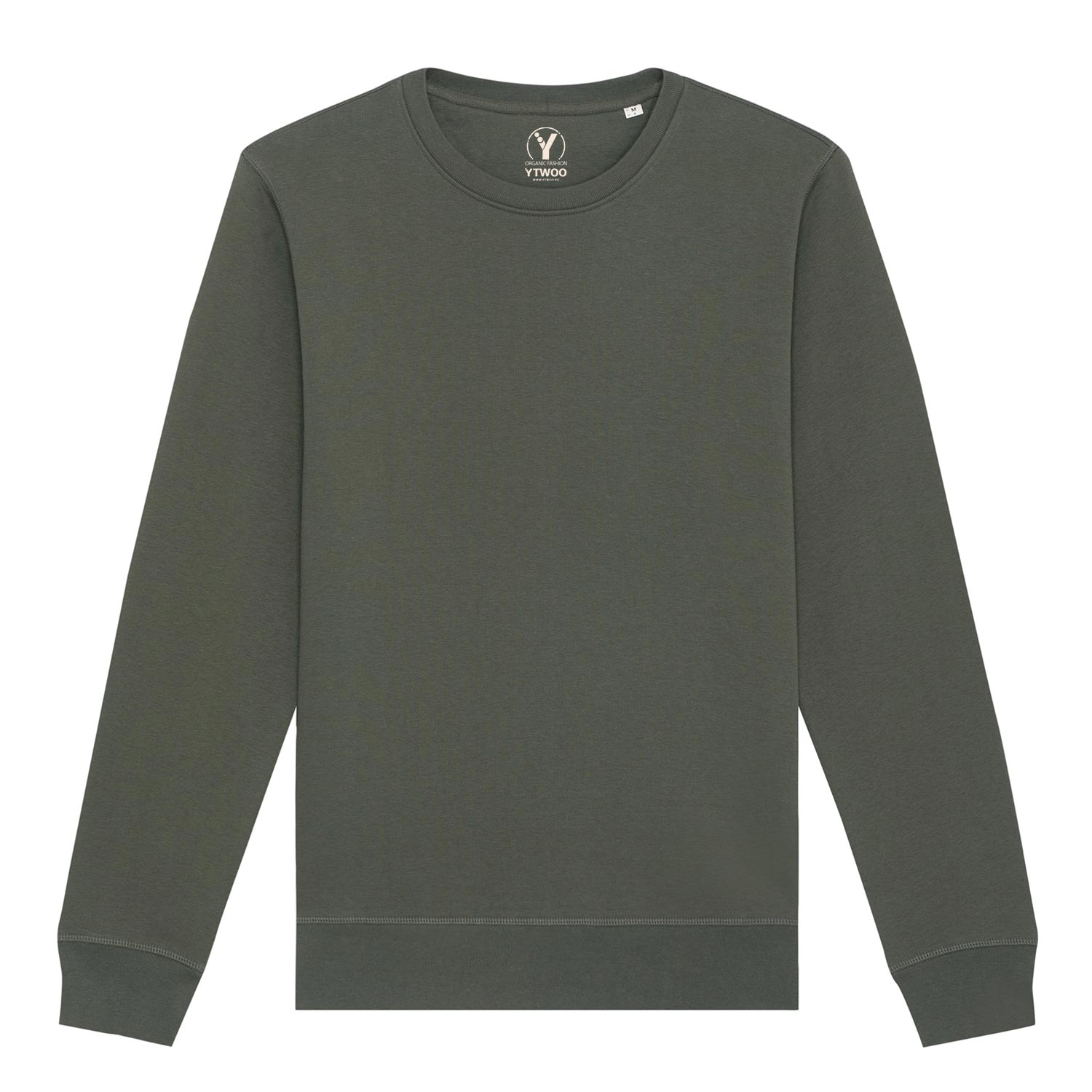 Modernes Unisex Basic-Sweatshirt aus nachhaltiger Baumwolle