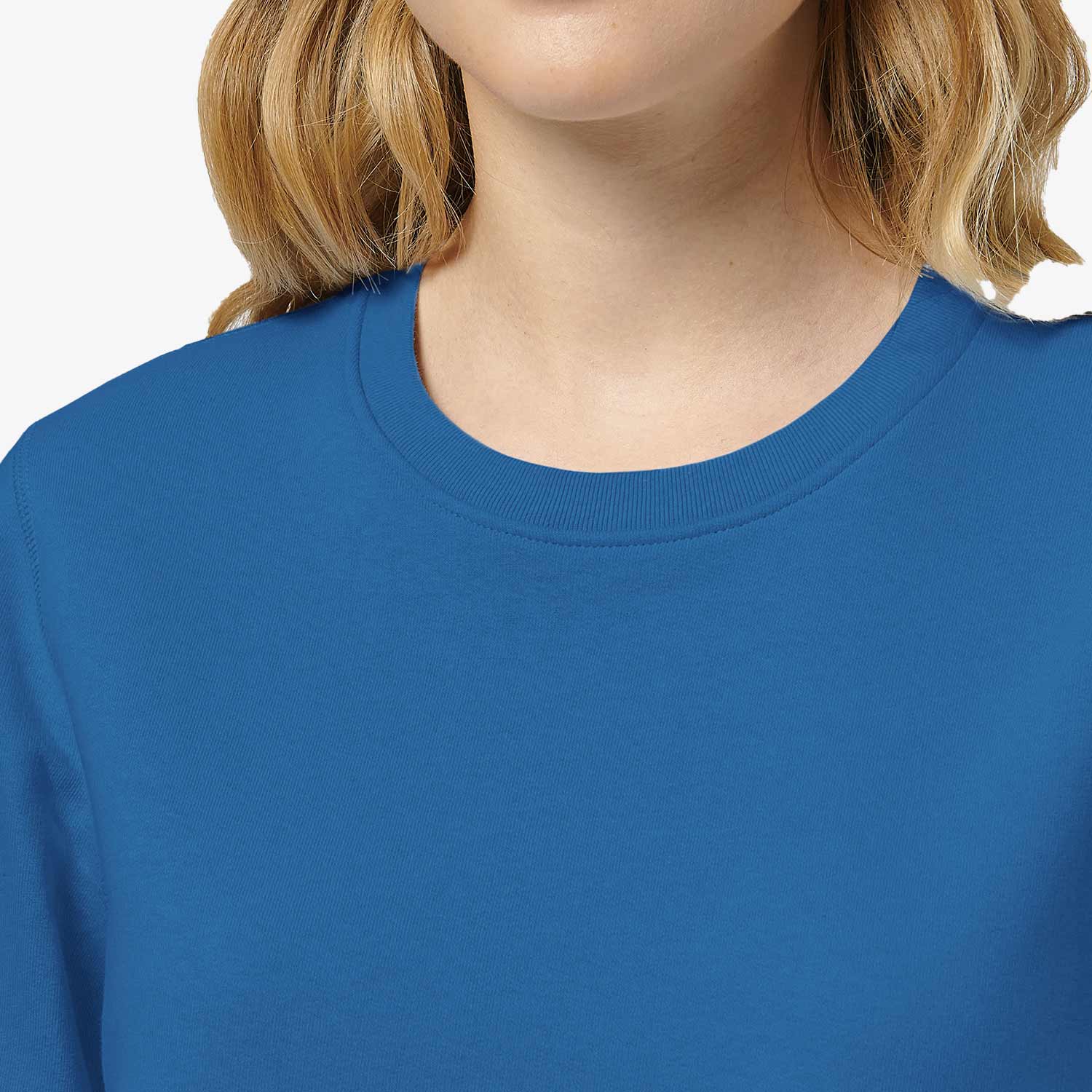 Modernes Unisex Basic-Sweatshirt aus nachhaltiger Baumwolle