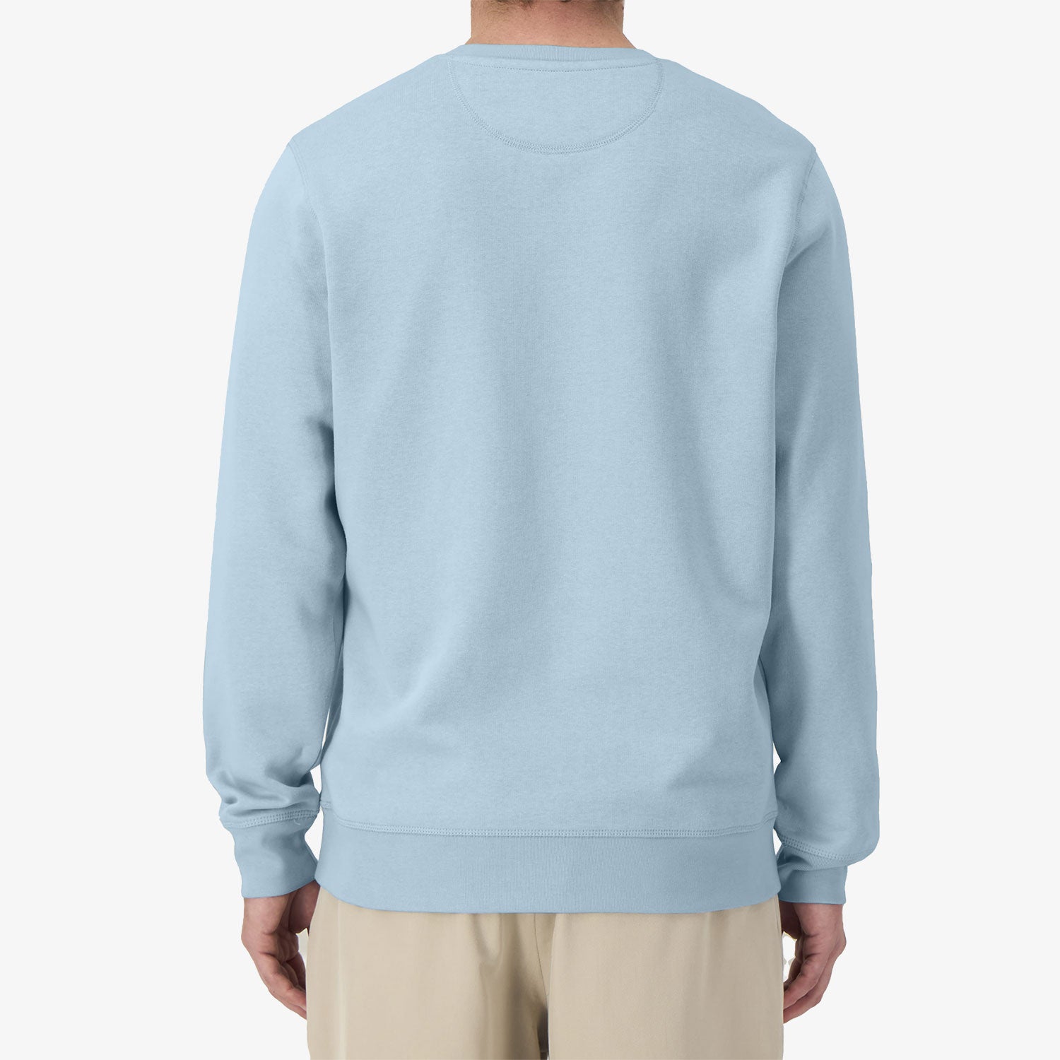 Modernes Unisex Basic-Sweatshirt aus nachhaltiger Baumwolle