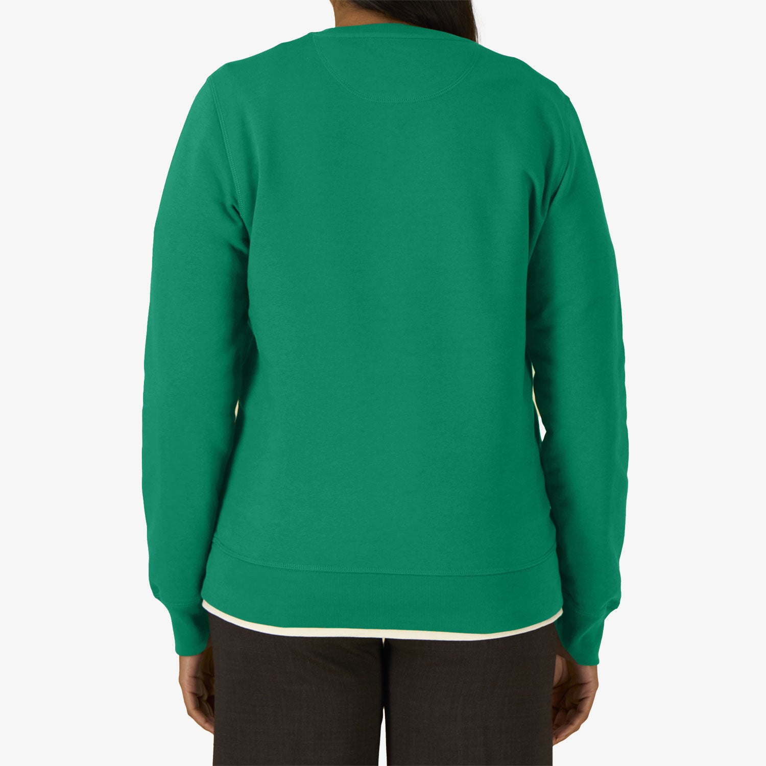 Modernes Unisex Basic-Sweatshirt aus nachhaltiger Baumwolle