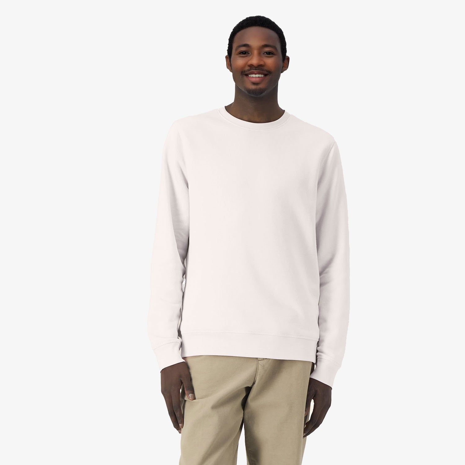 Modernes Unisex Basic-Sweatshirt aus nachhaltiger Baumwolle