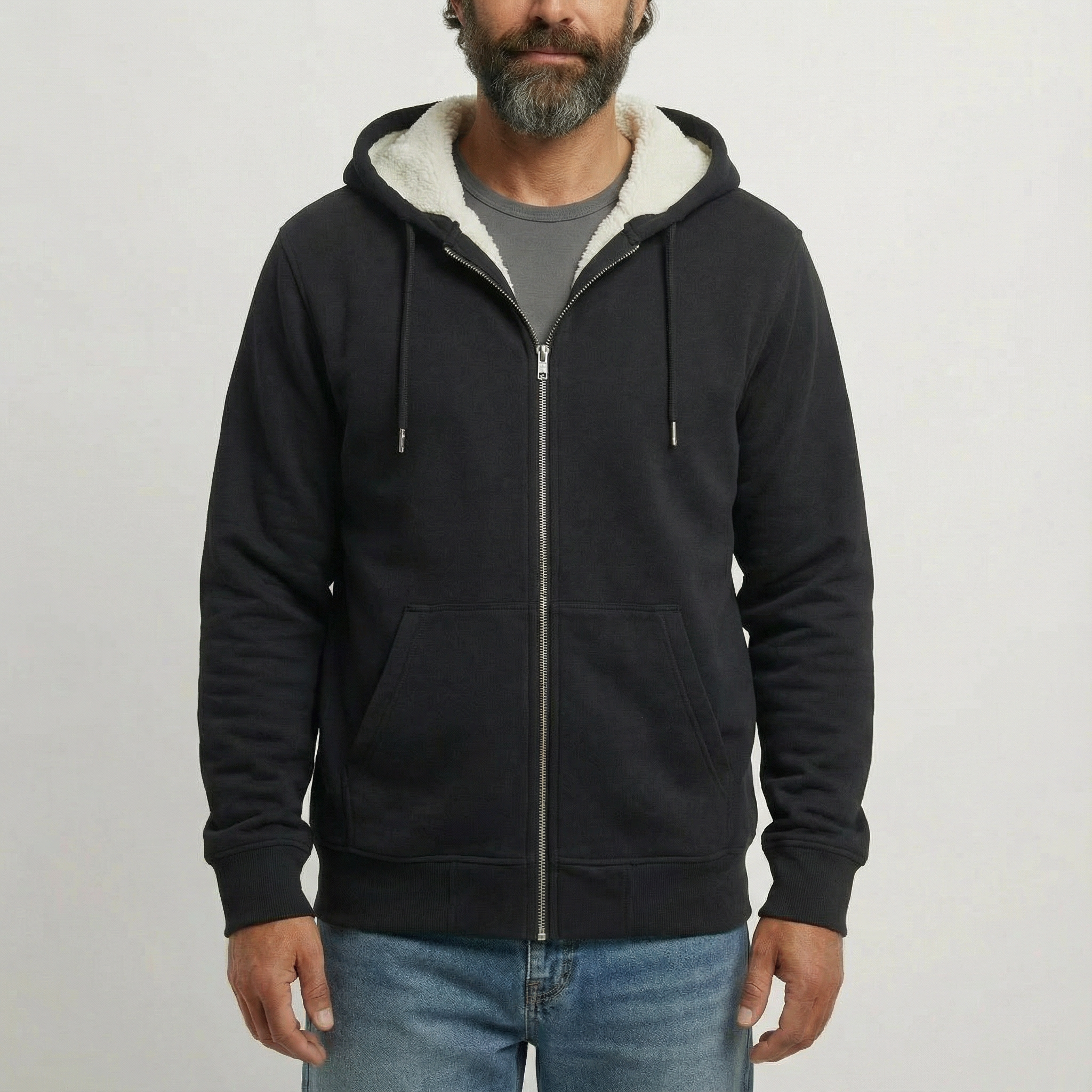 Sherpa Hoodie | Unisex | Zip-through