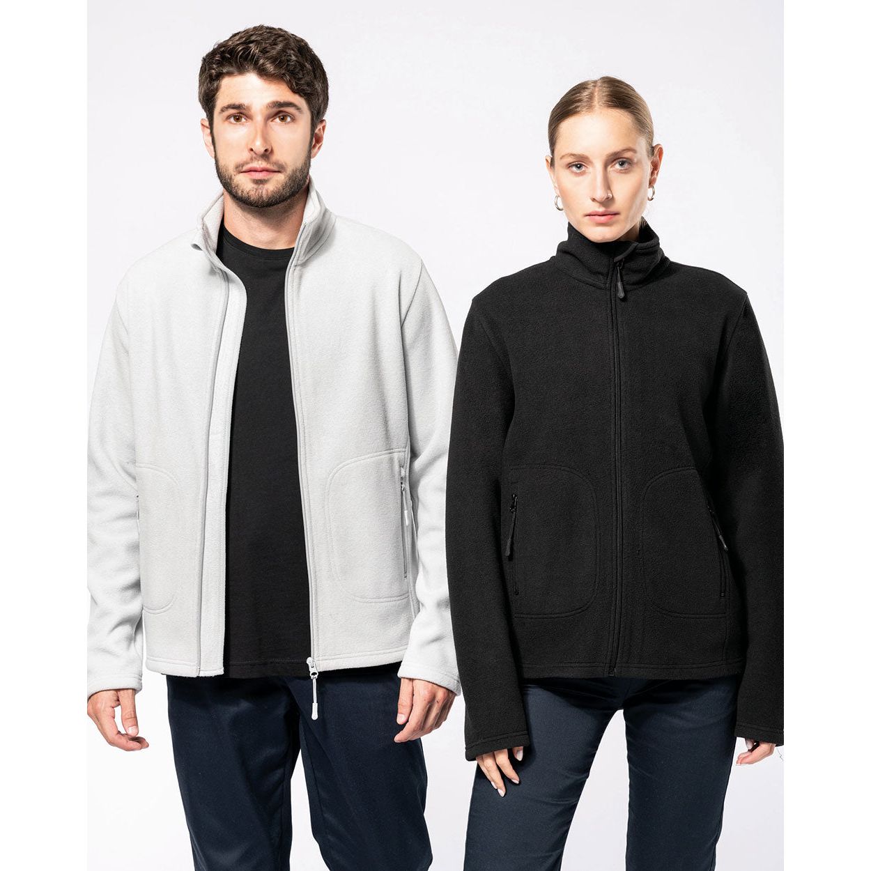 VORSCHAU-Unisex-Fleecejacke-Bodywarmer-Jacke-Winterjacke-Herbstjacke-UEbergangsjacke-Fleece-Recyceltes-Polyester-Nachhaltig-Recycelt-XS-bis-5XL