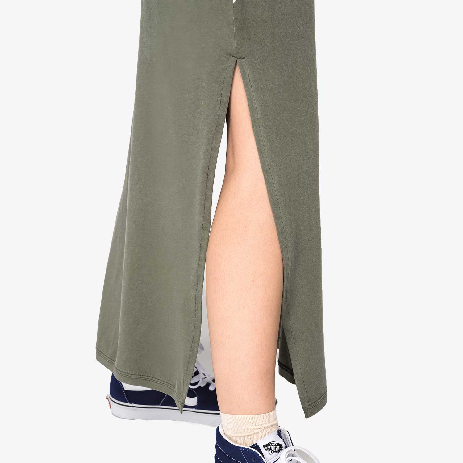 Damen Jersey-Kleid – Umweltfreundlich & Vintage-Washed Look