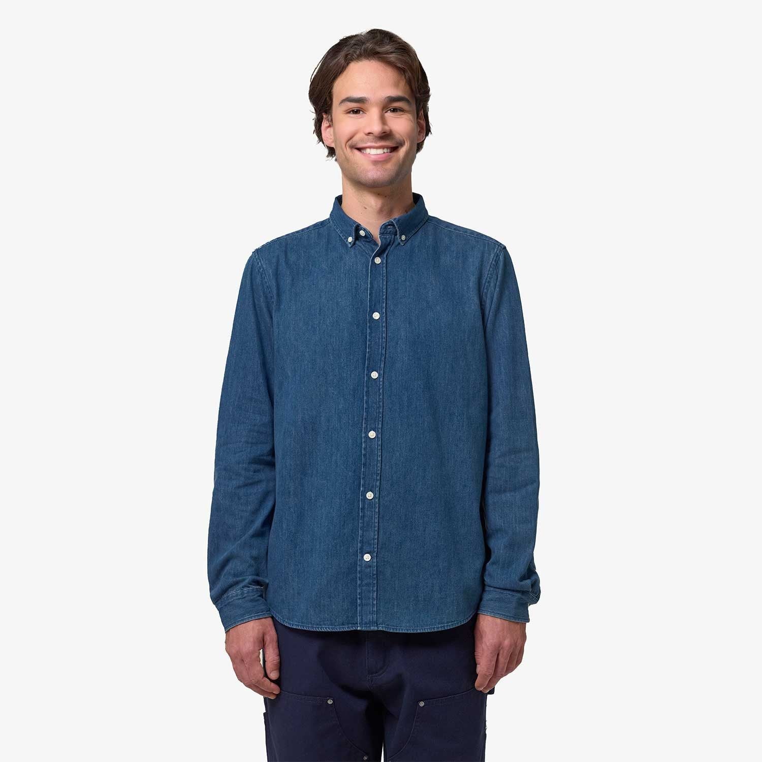 Herren-Jeanshemd aus Bio-Baumwolle