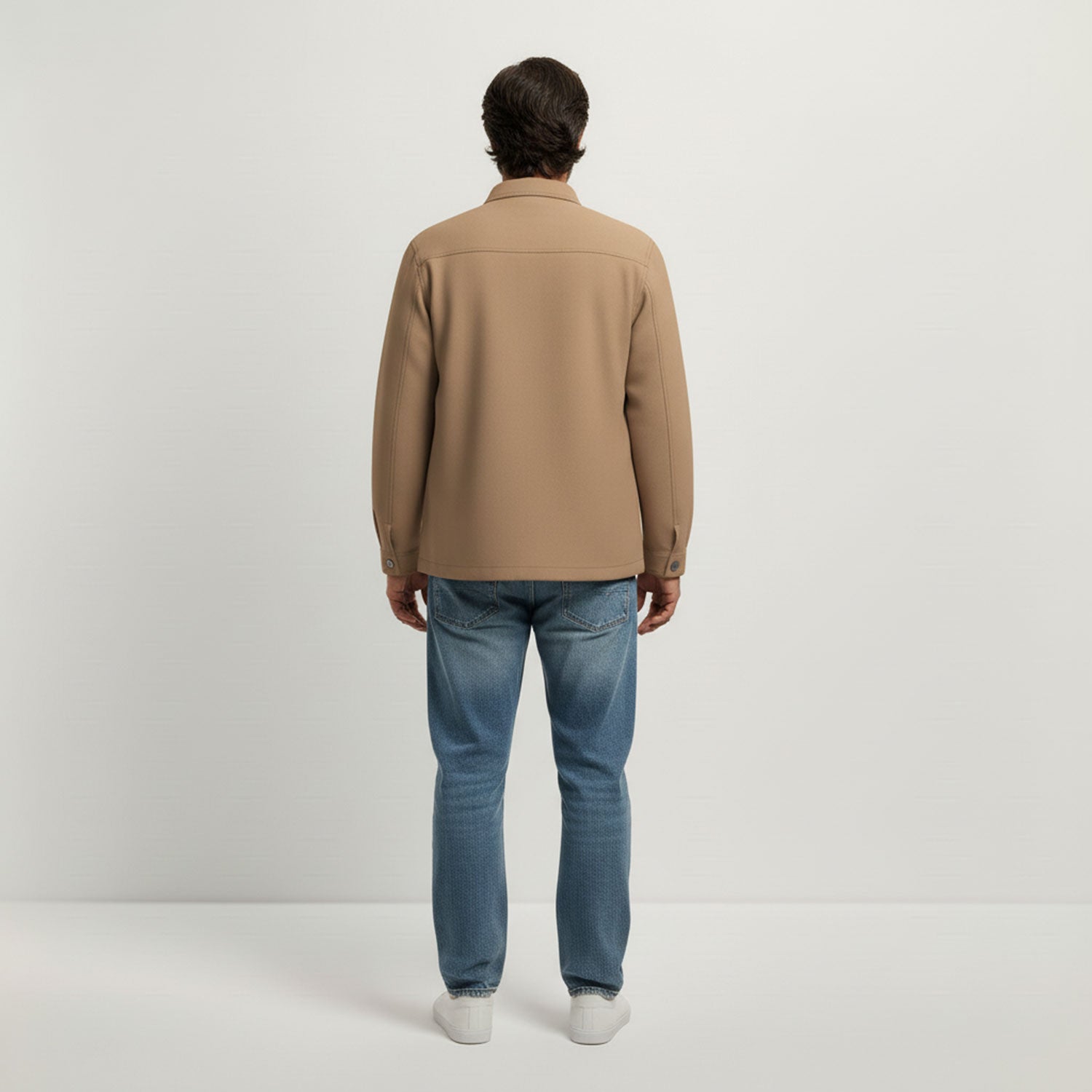 Basic Herren-Workerjacke aus nachhaltiger Baumwolle