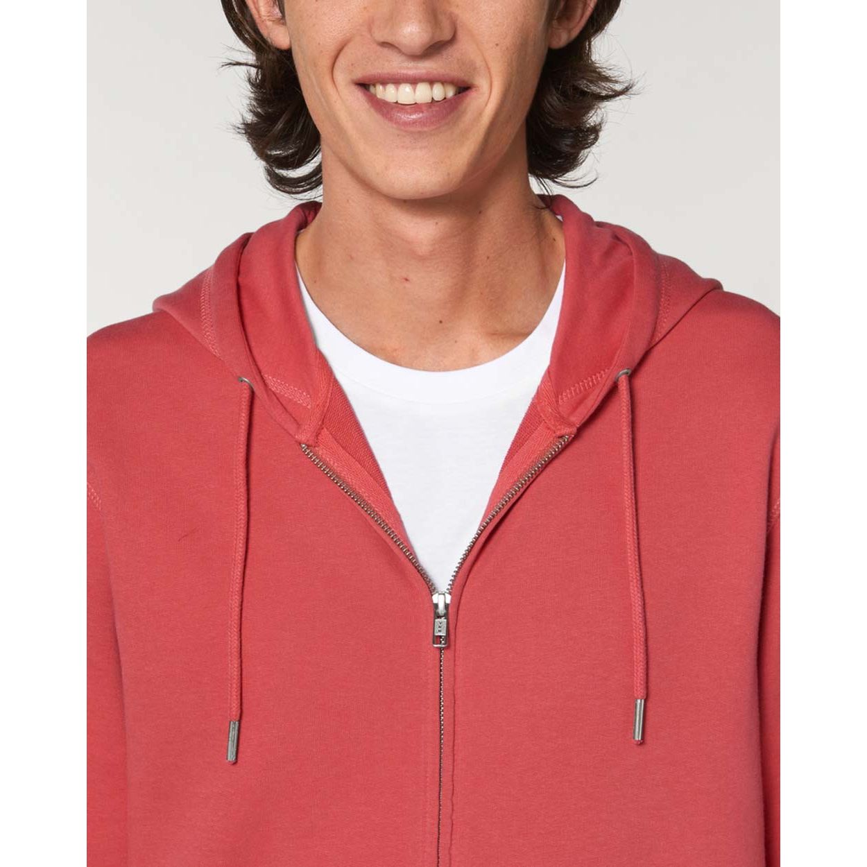 hoodie-jacke-damen-herren-zipper-fair-wear_Carmine_Red_6