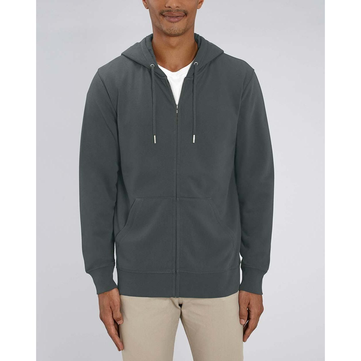 hoodie-jacke-damen-herren-zipper-fair-wear_Anthracite_2