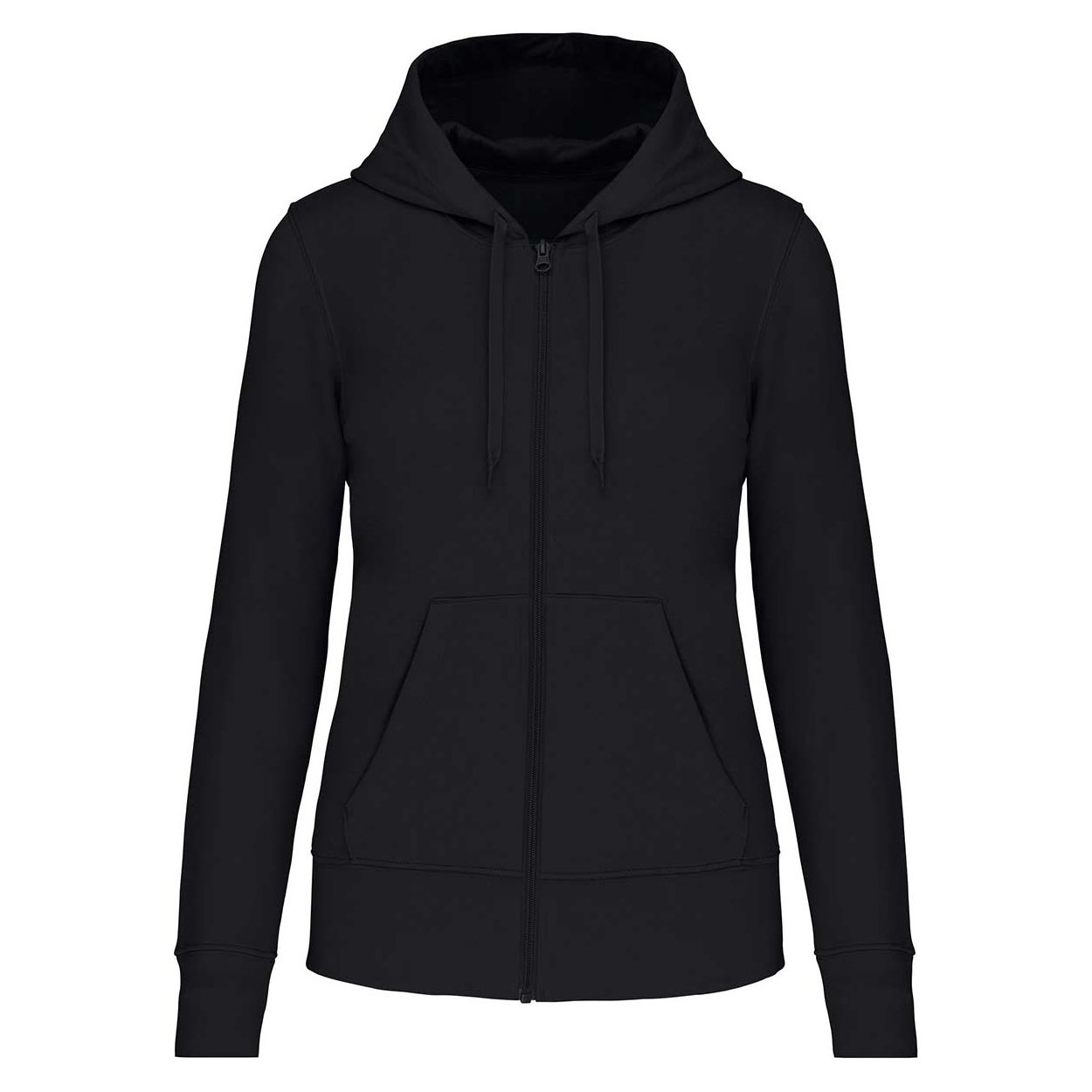 damen-bio-kapuzenjacke-black