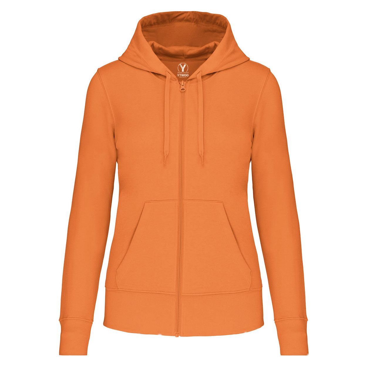 damen-bio-kapuzenjacke-orange