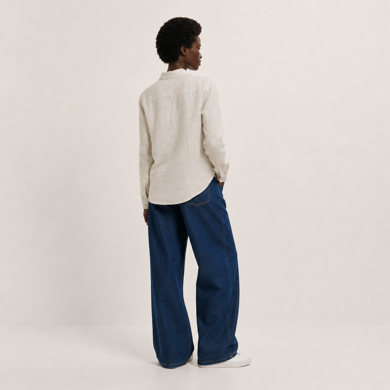 Damen Leinenbluse