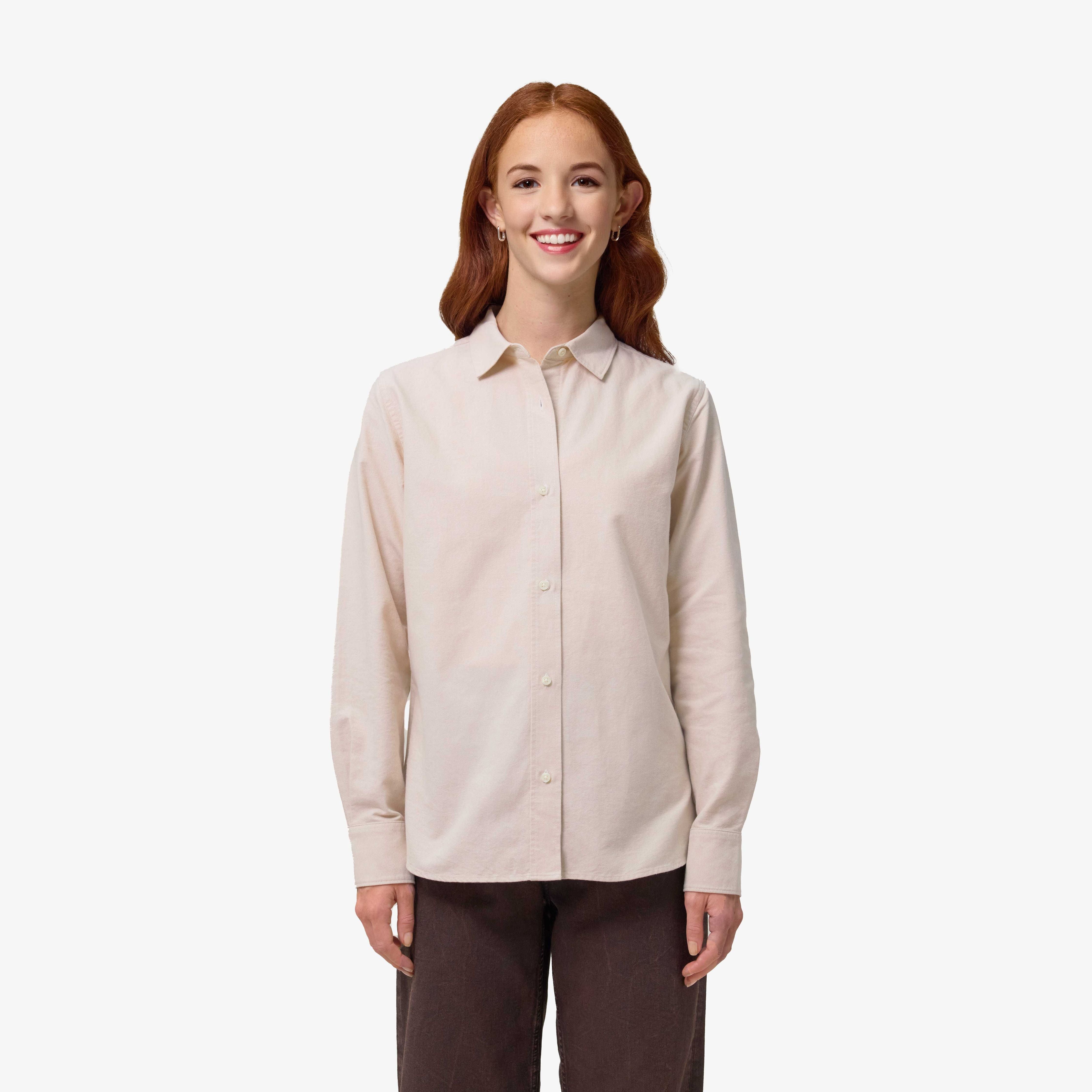 Damen-Oxford-Hemd aus Bio-Baumwolle