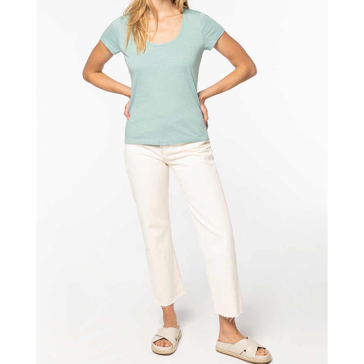 damen-slub-t-shirt-bio-baumwolle-Jadegreen_01