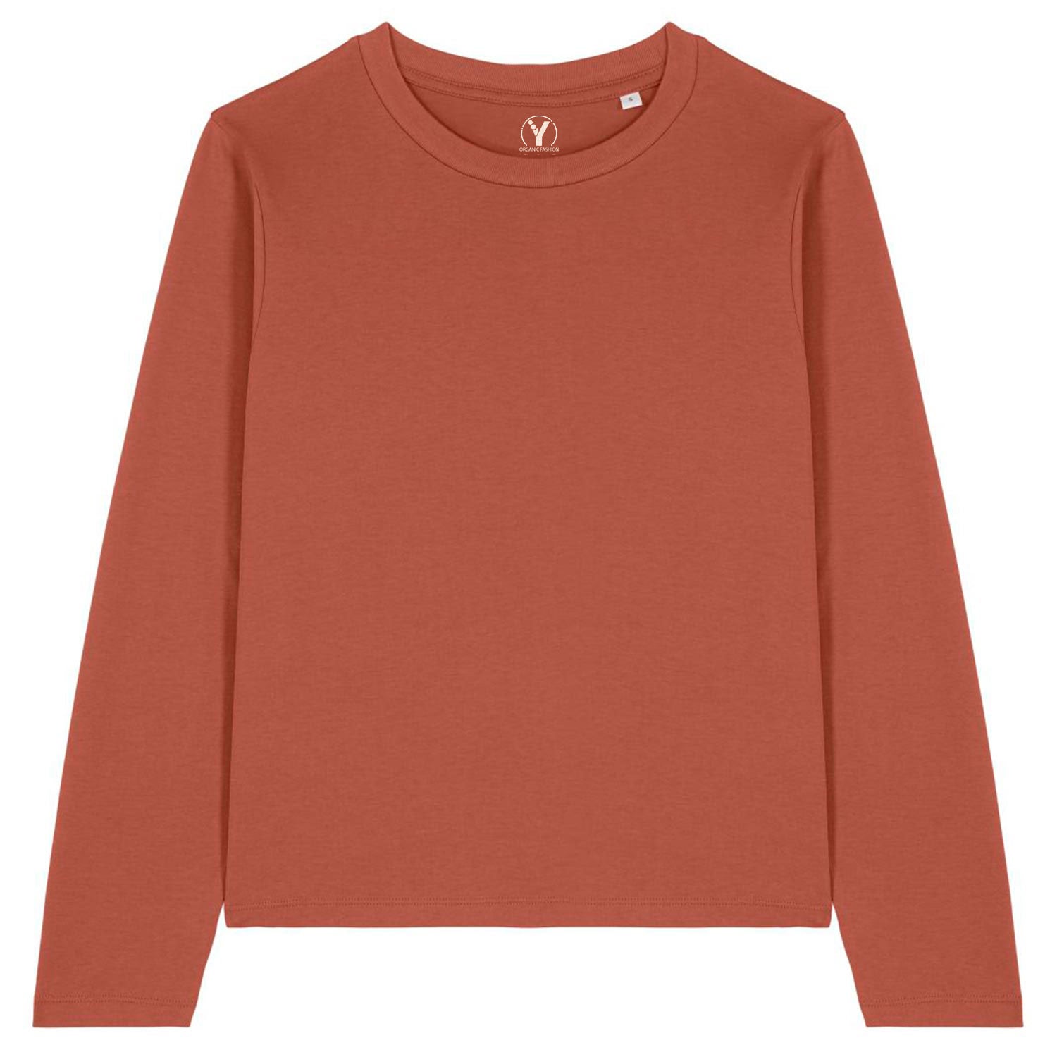 Basic Damen Langarmshirt aus 100% Biobaumwolle