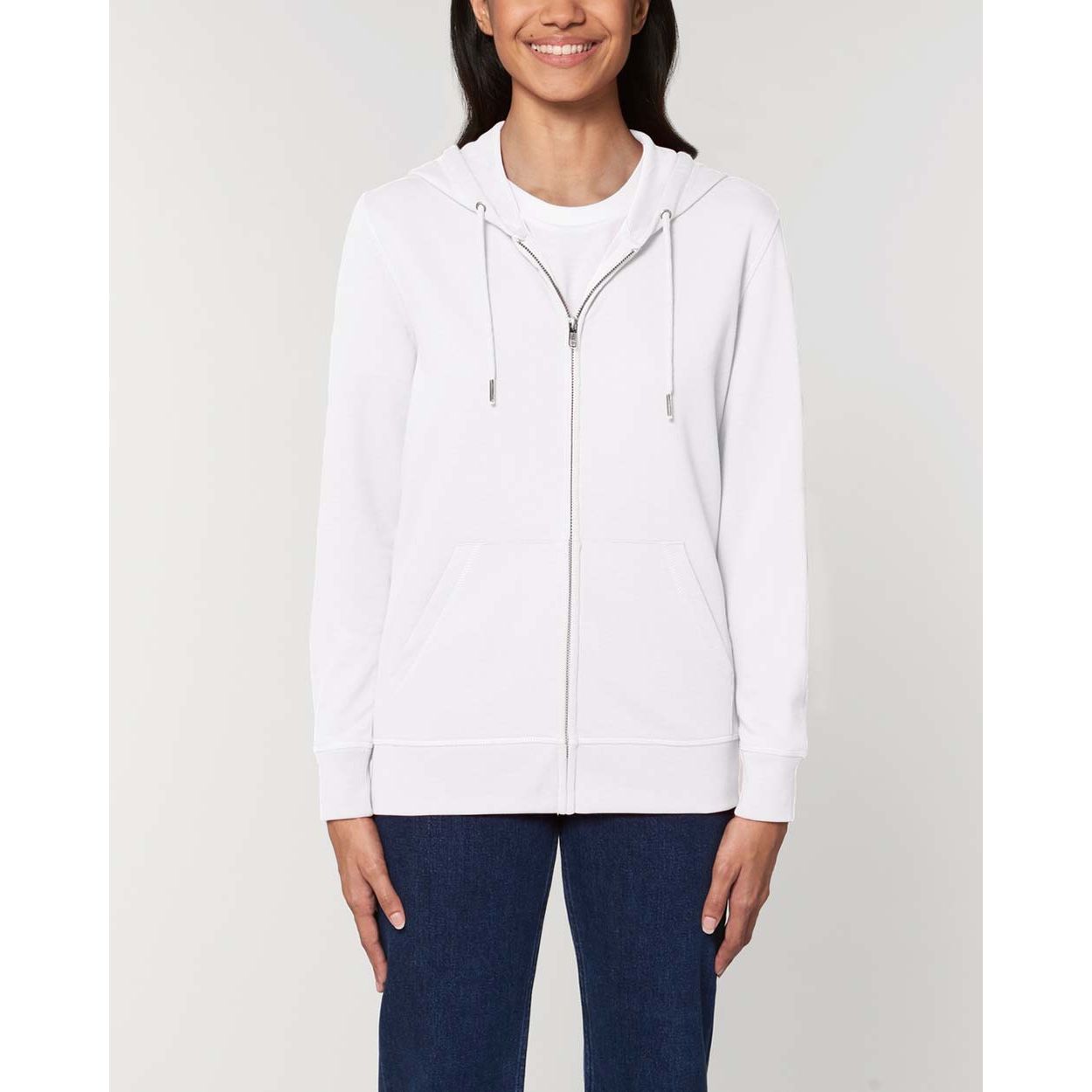 hoodie-jacke-damen-herren-zipper-fair-wear_White_8
