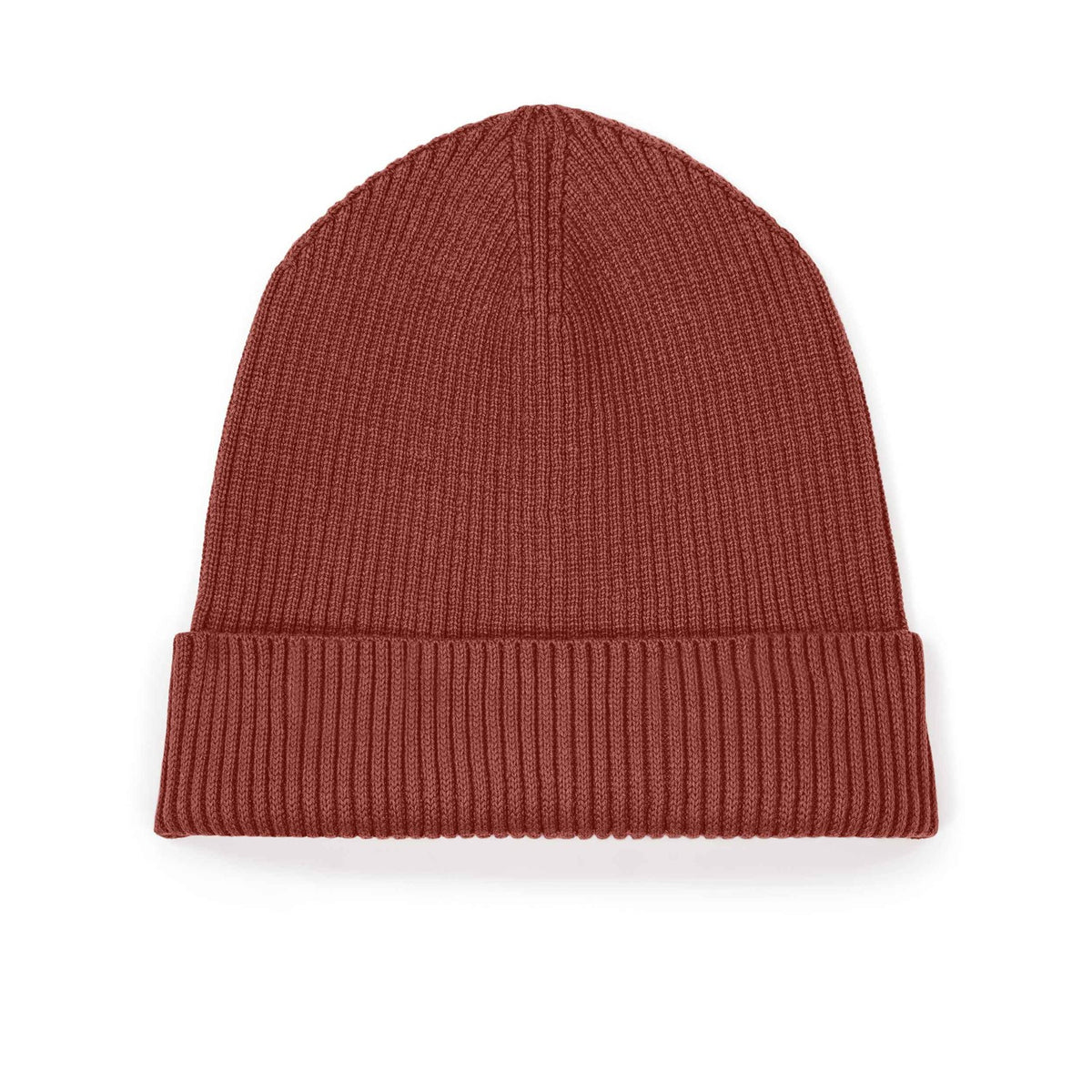 Unisex Docker Beanie Earthy Red – Produktansicht vorne