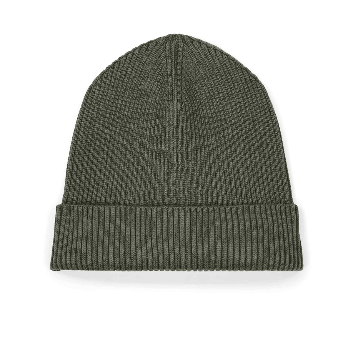 Unisex Docker Beanie Khaki – Produktansicht vorne