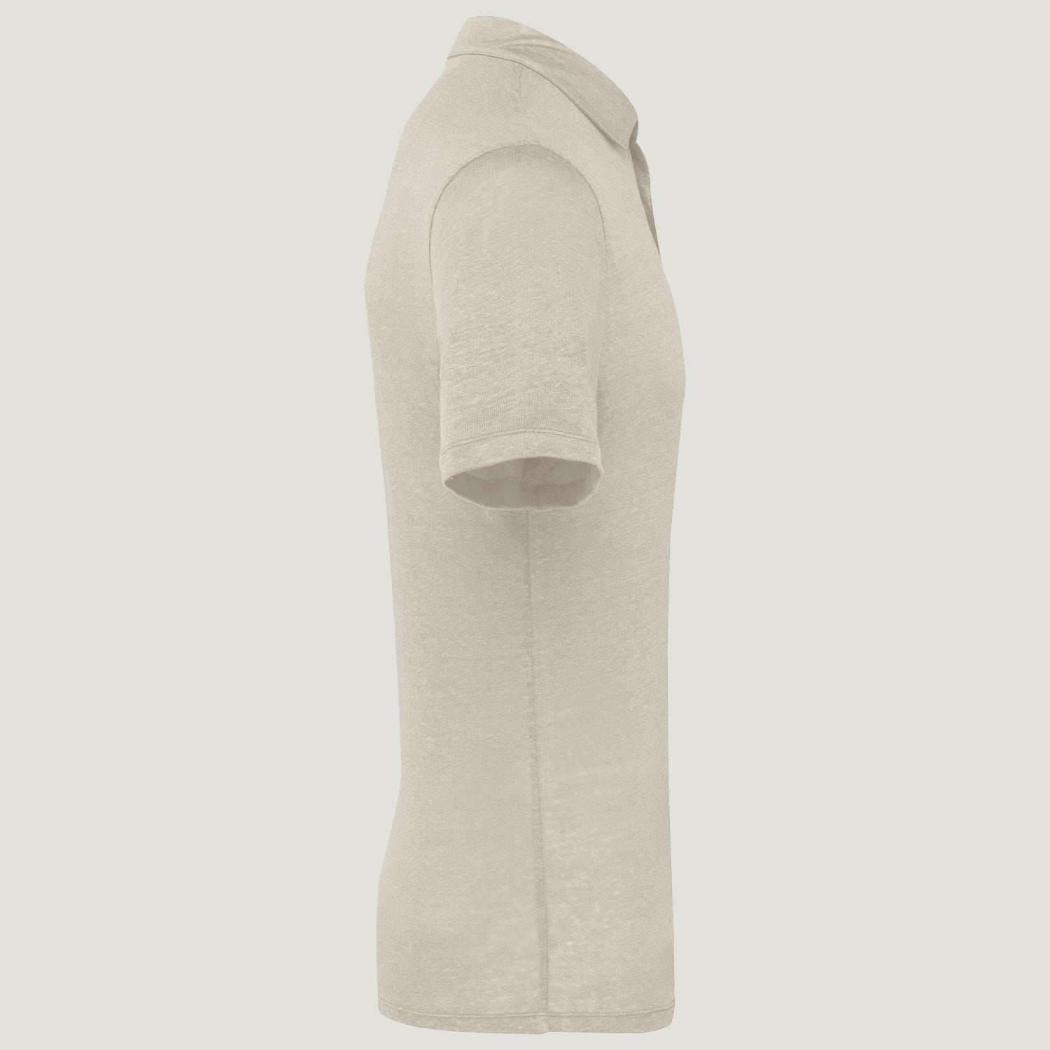Leichtes Herren Leinen Poloshirt