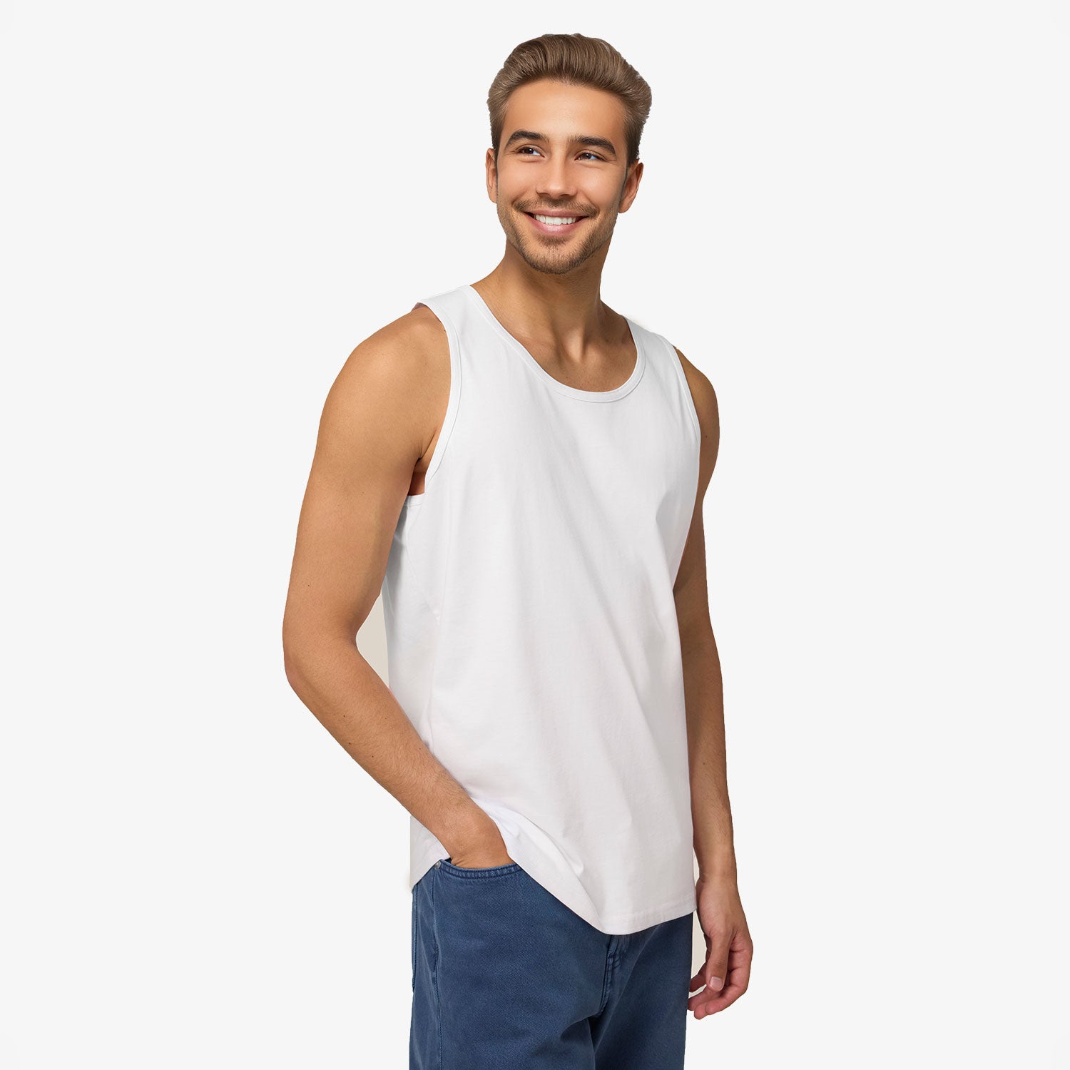 Basic Herren-Tanktop aus nachhaltiger Bio-Baumwolle