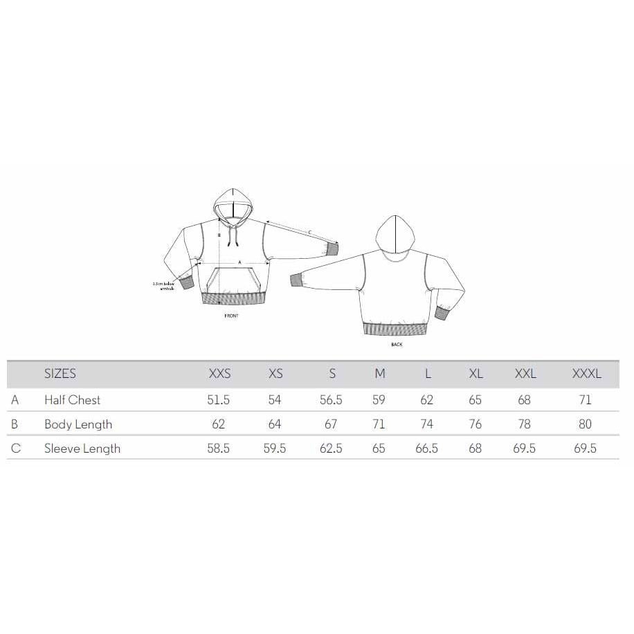 hoodie-schwere-bio-baumwolle_sizeguide