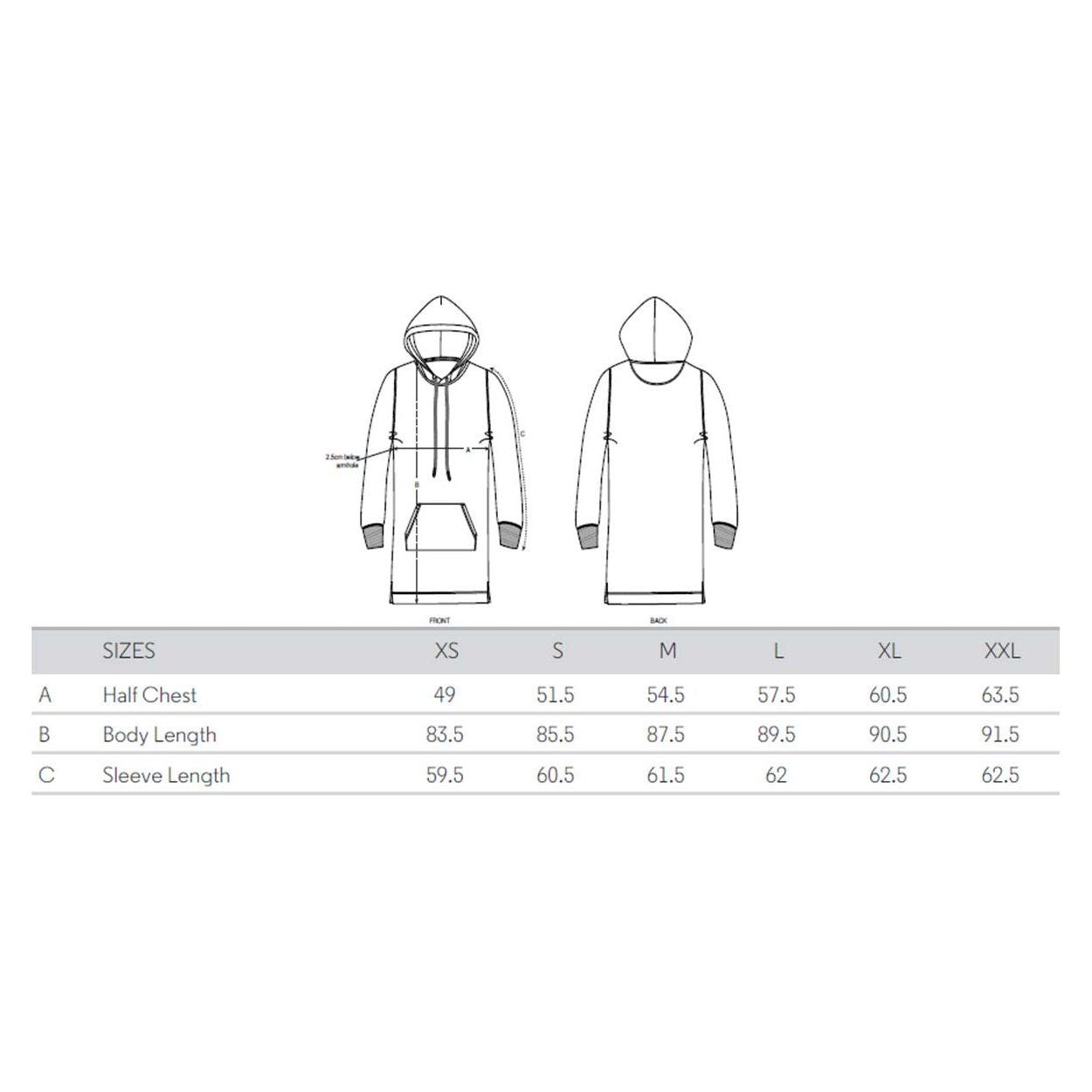 kapuzenkleid-bio-fair-baumwolle_sizeguide