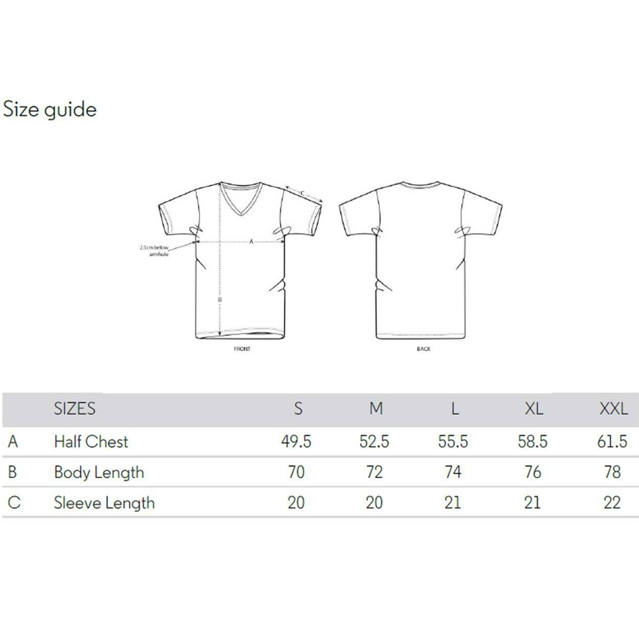 komode-herren-v-tshirt-bio-baumwolle_size-guide