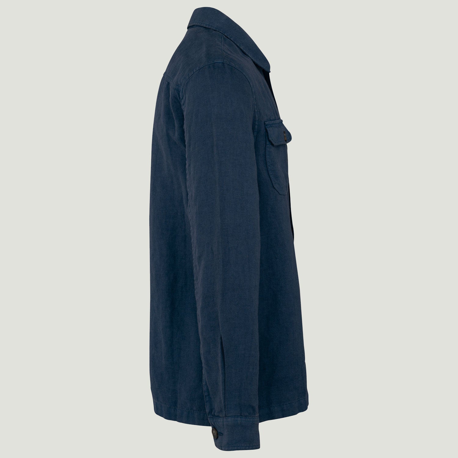 Herren Leinen Hemdjacke
