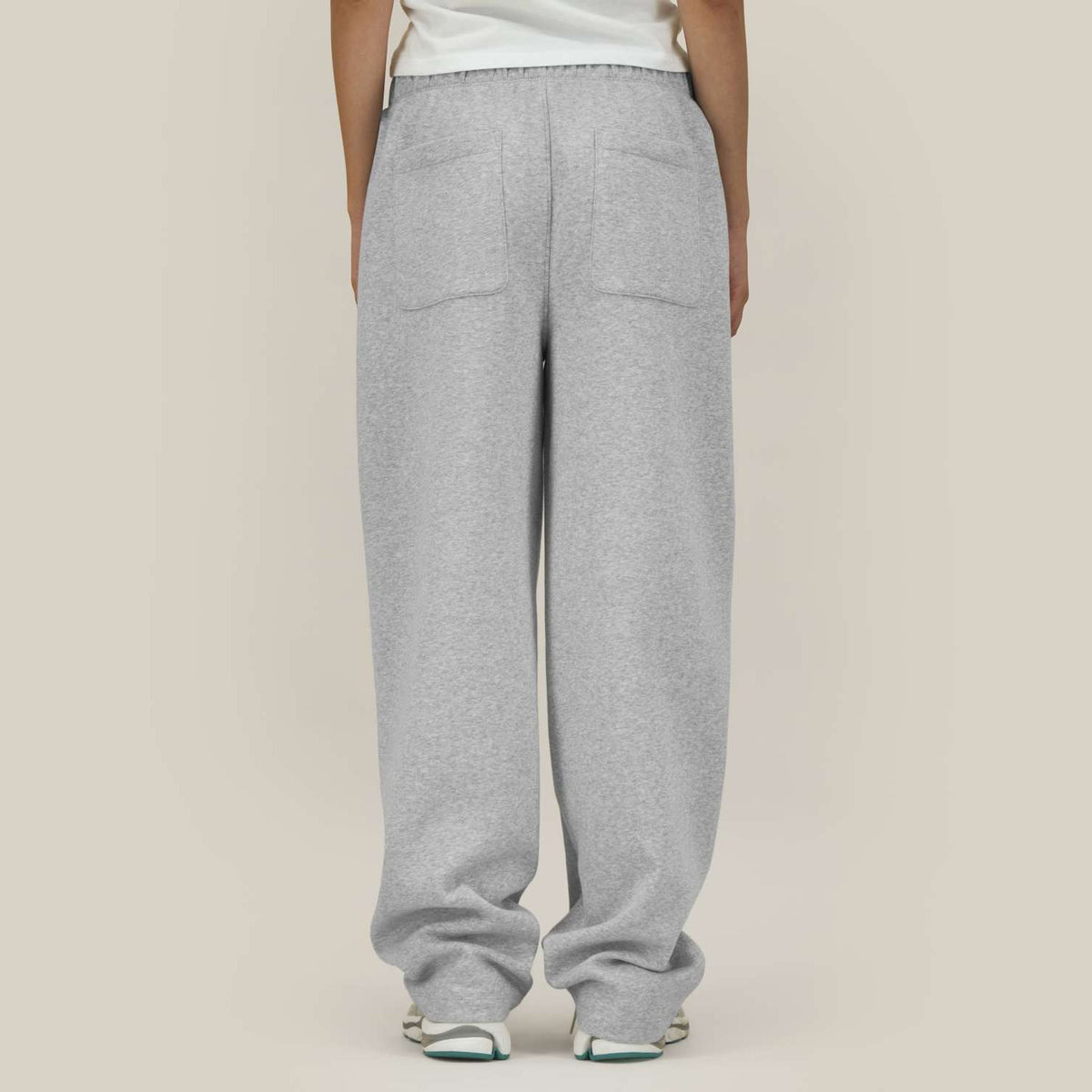 Unisex Jogginghose Heather Grey – Rückansicht