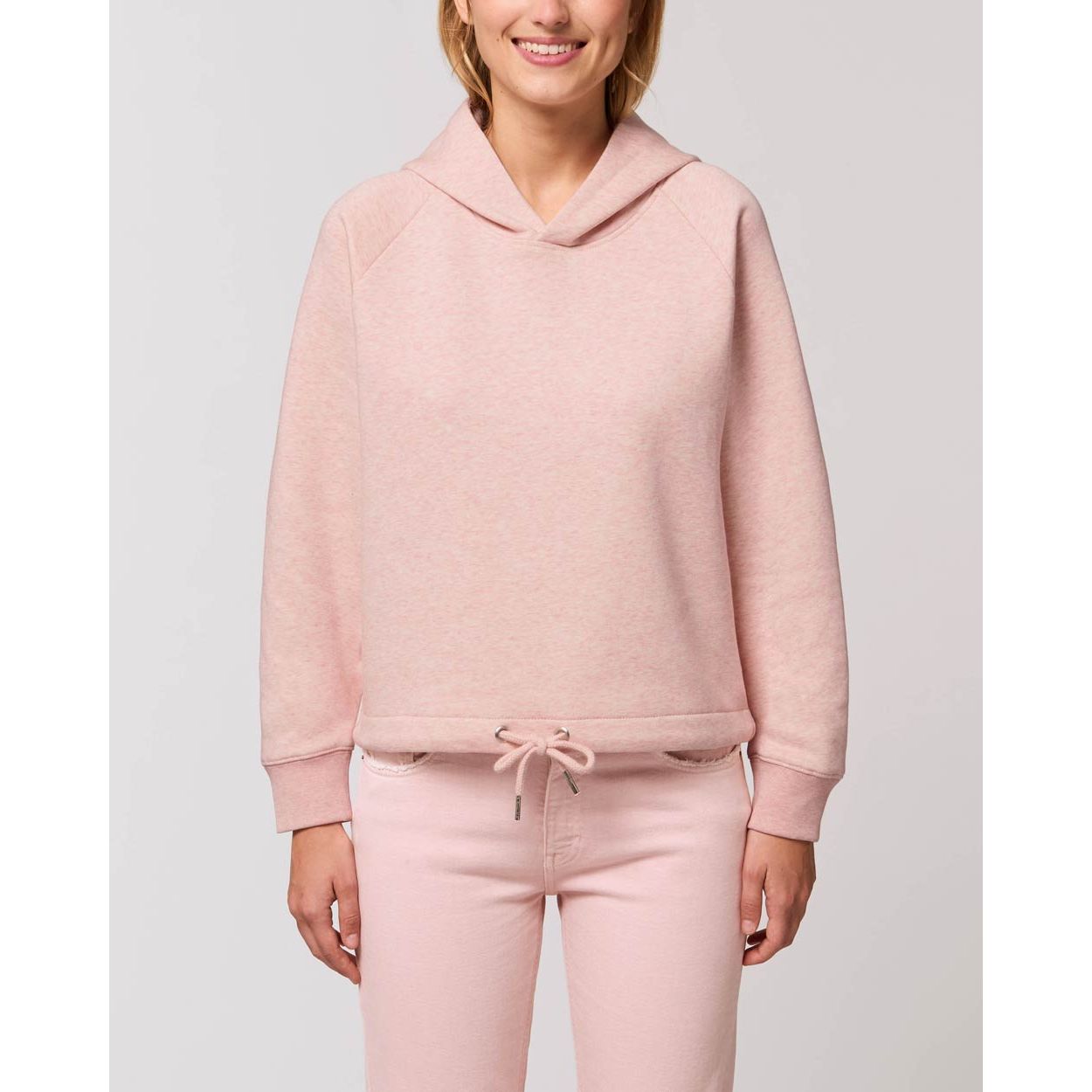 nachhaltige-kleidung-damen-hoodie_Cream_Heather_Pink_1