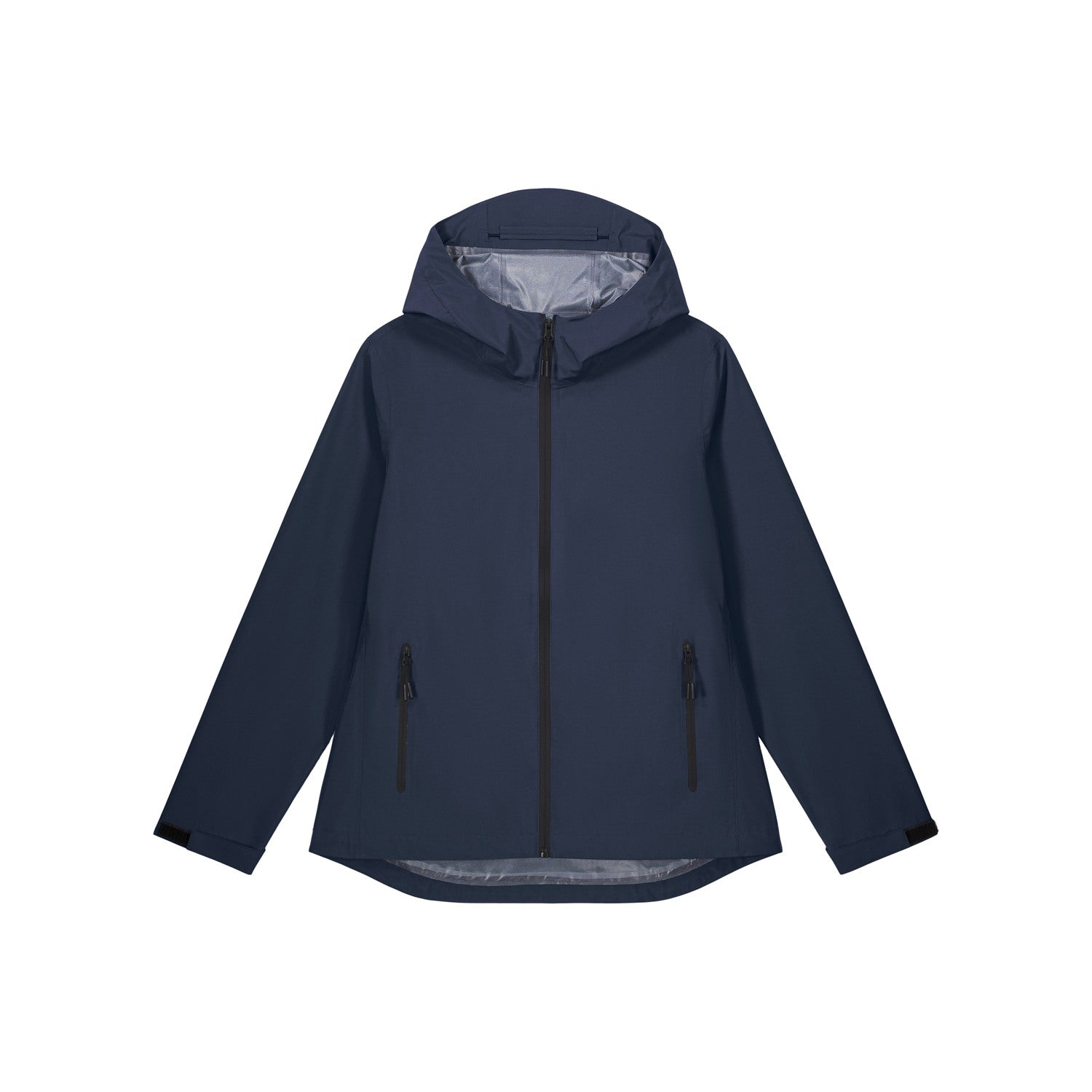 Damen Regenjacke Navy, Produktansicht vorne