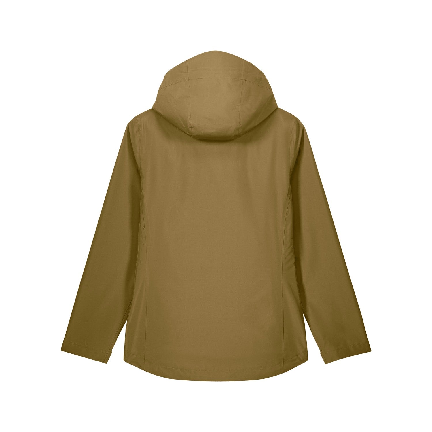Damen Regenjacke Bronze, Produktansicht hinten