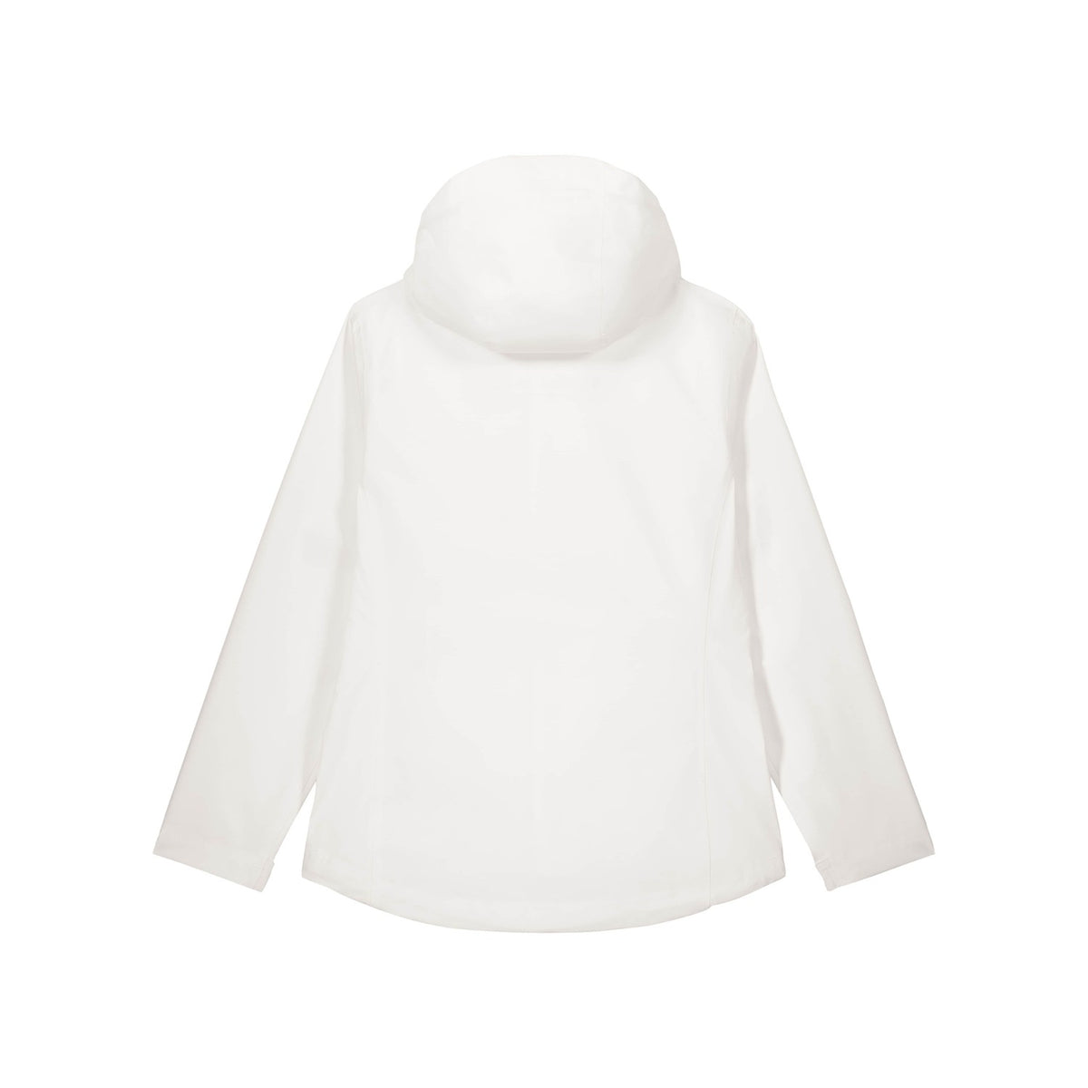 Damen Regenjacke Off White, Produktansicht hinten