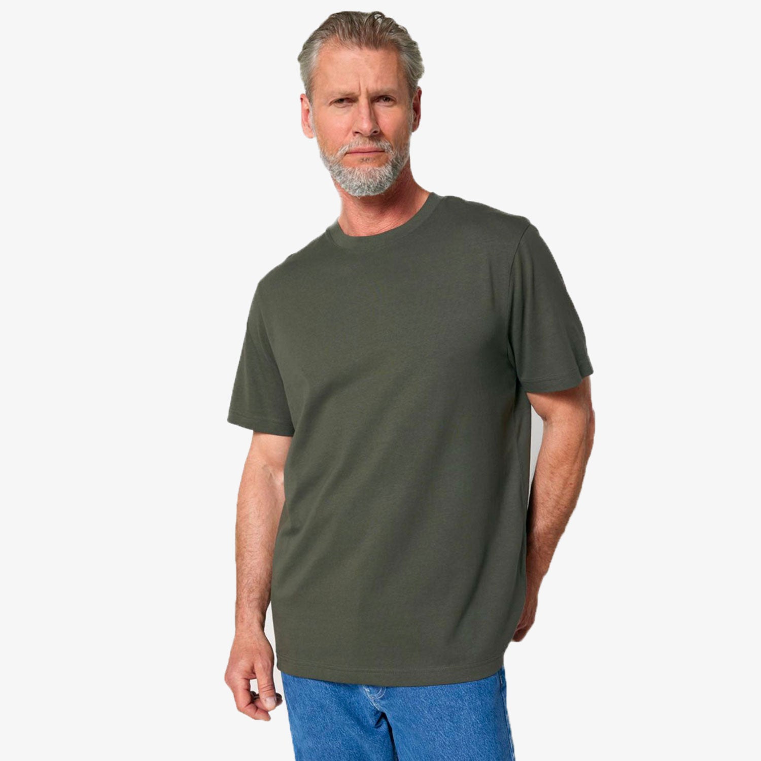 Doppelpack Unisex-T-Shirts aus schwerem Stoff