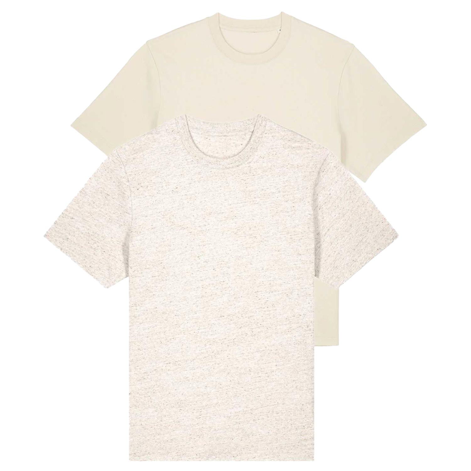 Doppelpack Unisex-T-Shirts aus schwerem Stoff
