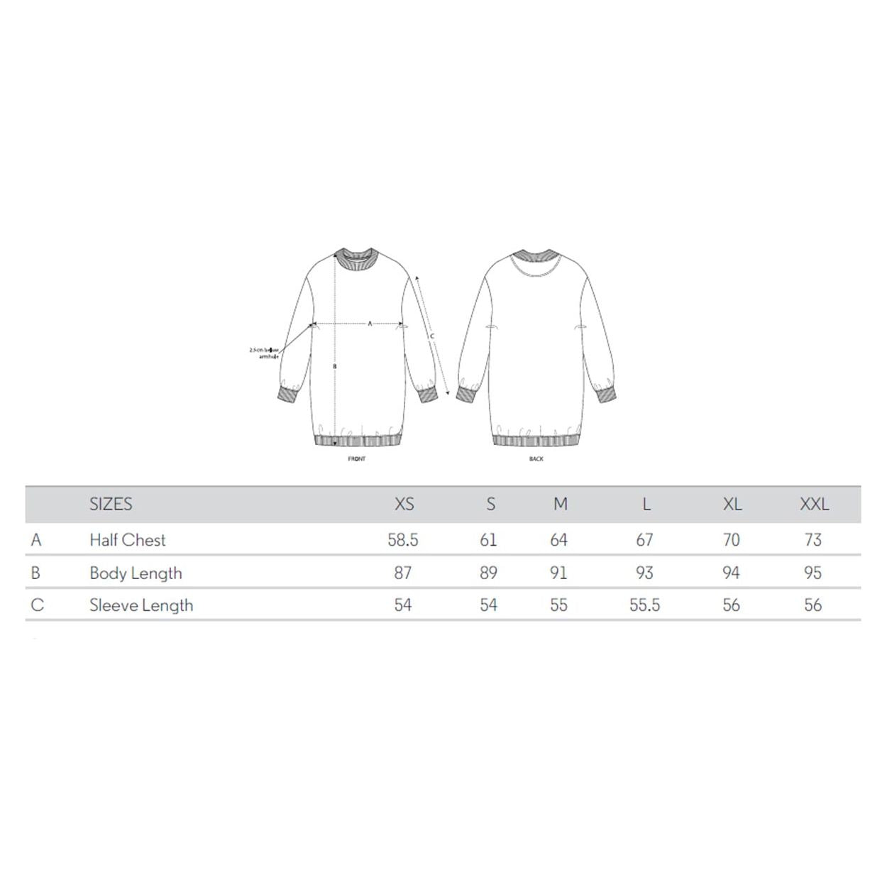 sweatshirt-kleid-bio-fairtrade_sizeguide