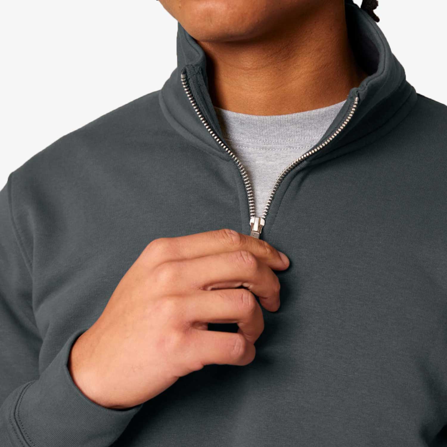 Unisex Quater-Zip-Sweatshirt