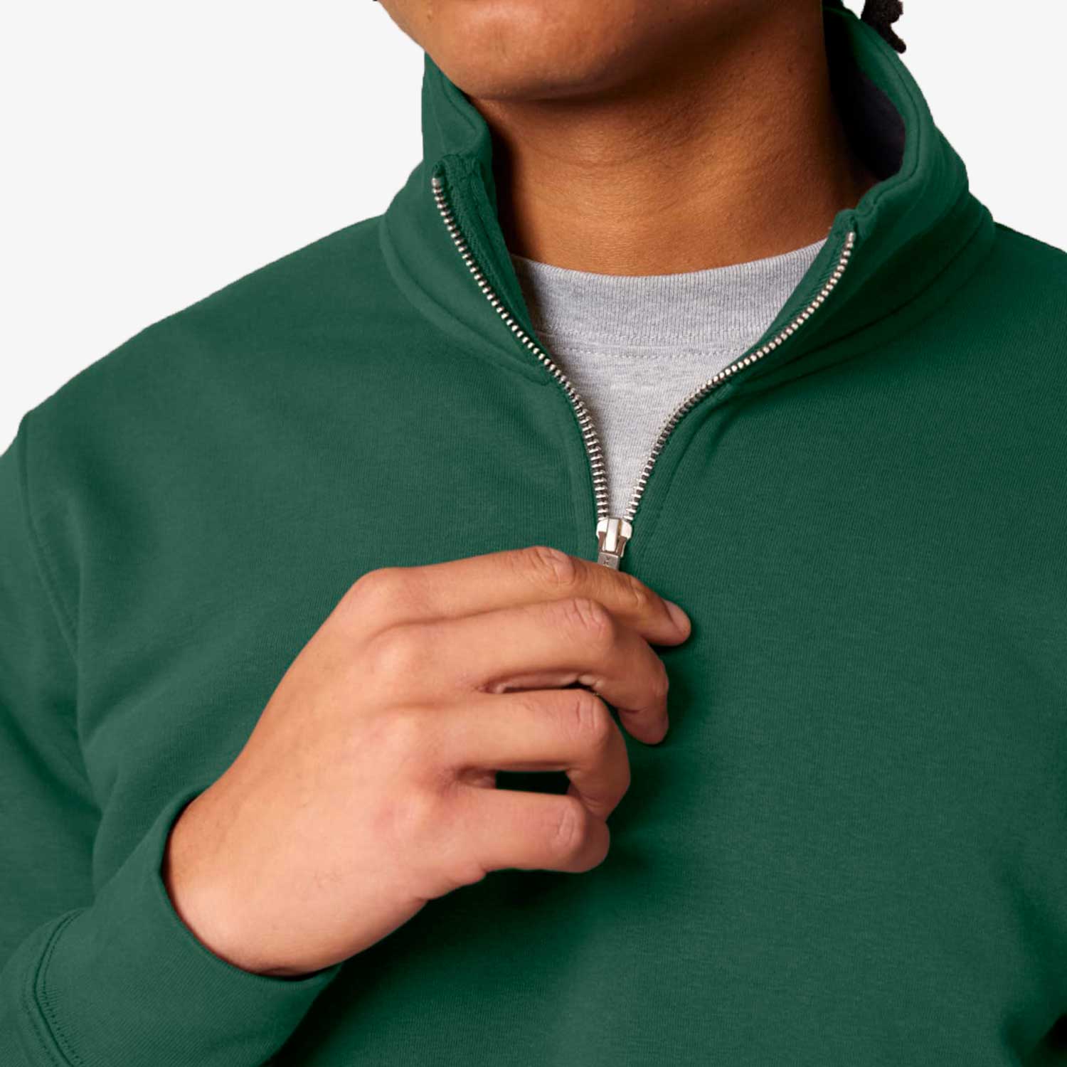 Unisex Quater-Zip-Sweatshirt