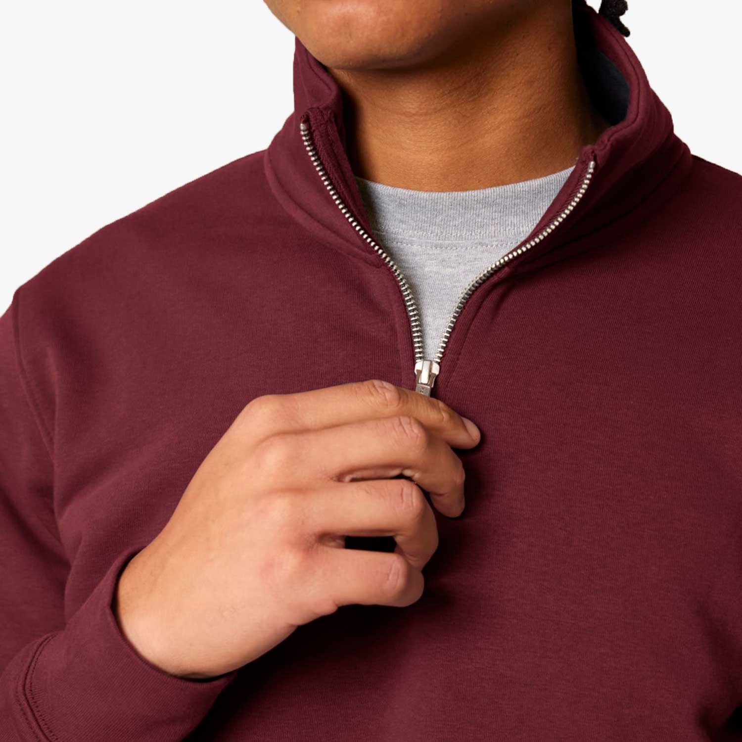 Unisex Quater-Zip-Sweatshirt