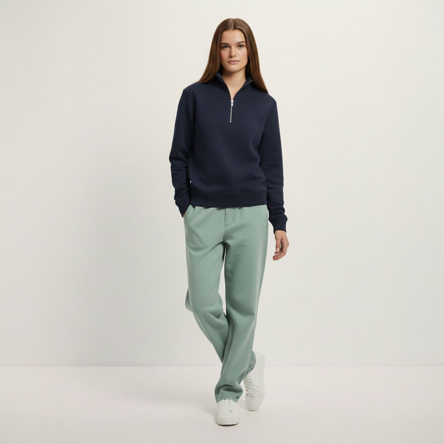 Unisex Quater-Zip-Sweatshirt