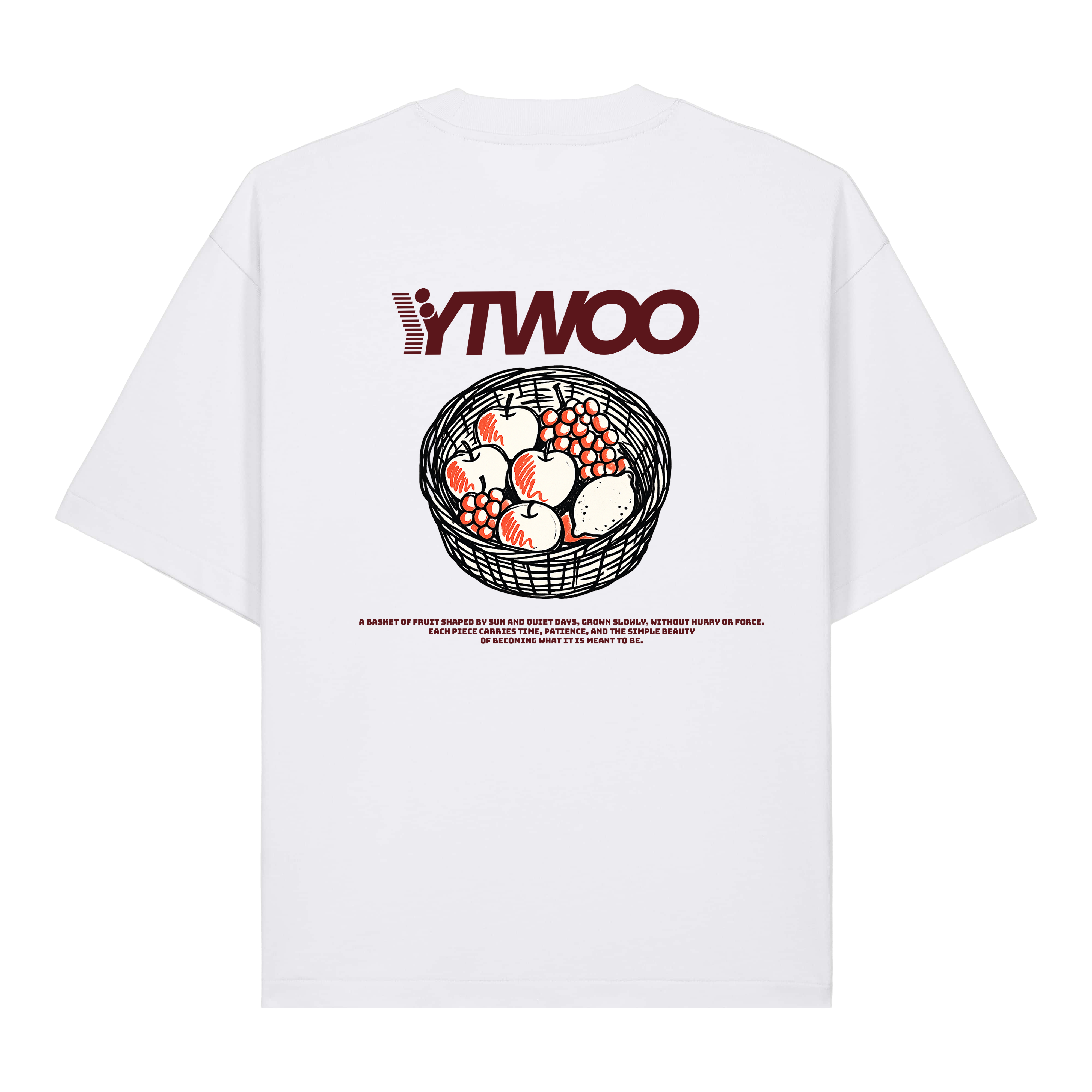 YTWOO Obstkorb – Heavyweight Boxy T-Shirt