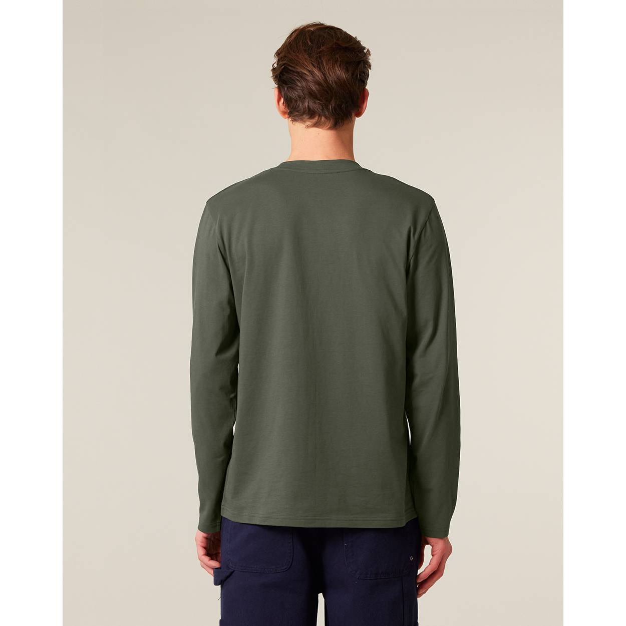 Unisex-Basic-Longsleeve-YTWOO-100-Bio-Baumwolle-Eco-Fair-Produziert-Nachhaltig-KHAKI-STUDIO-BACK